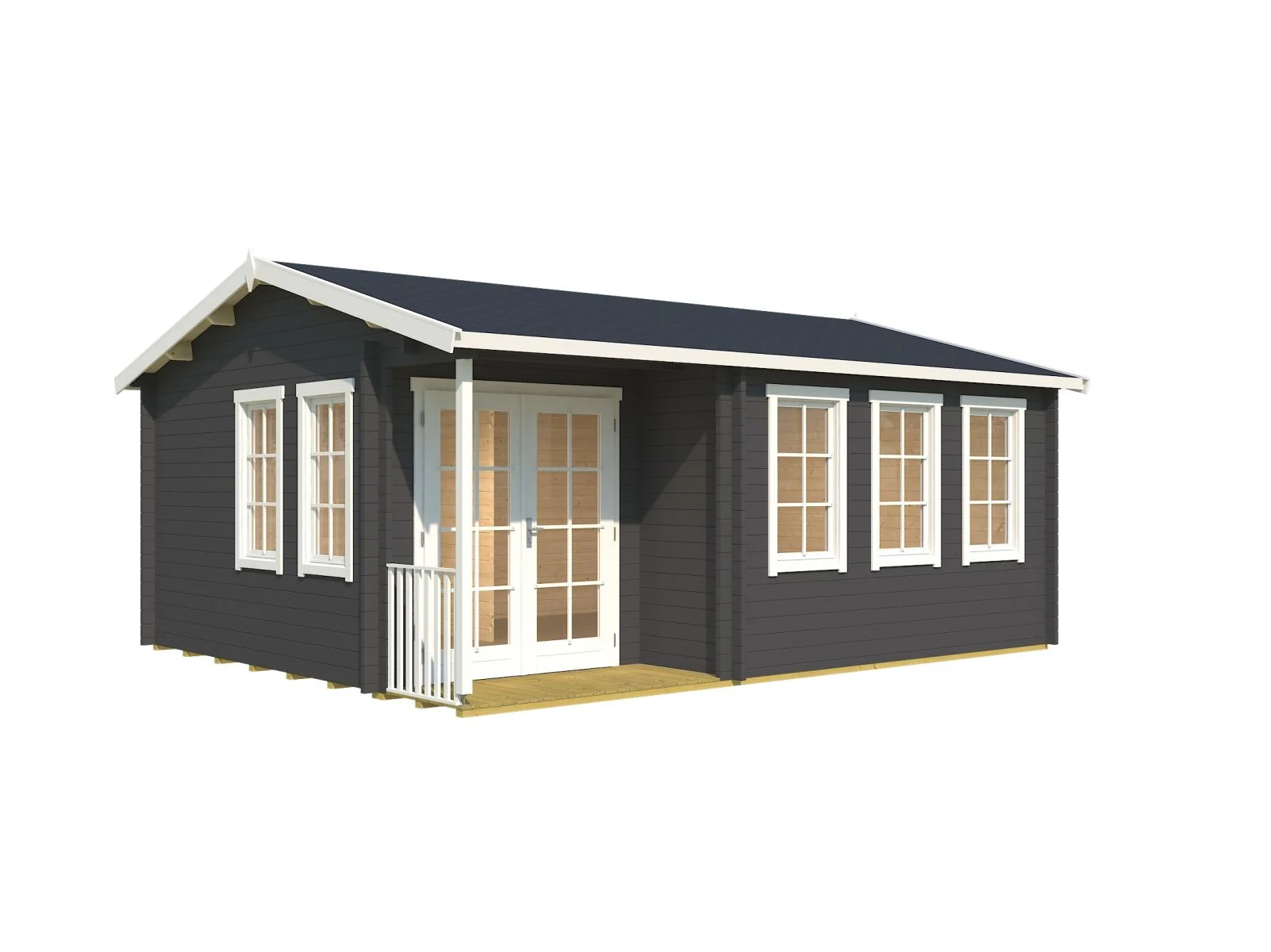 Lasita Gartenhaus Sri Lanka Silber carbongrau 44 mm - Image 2
