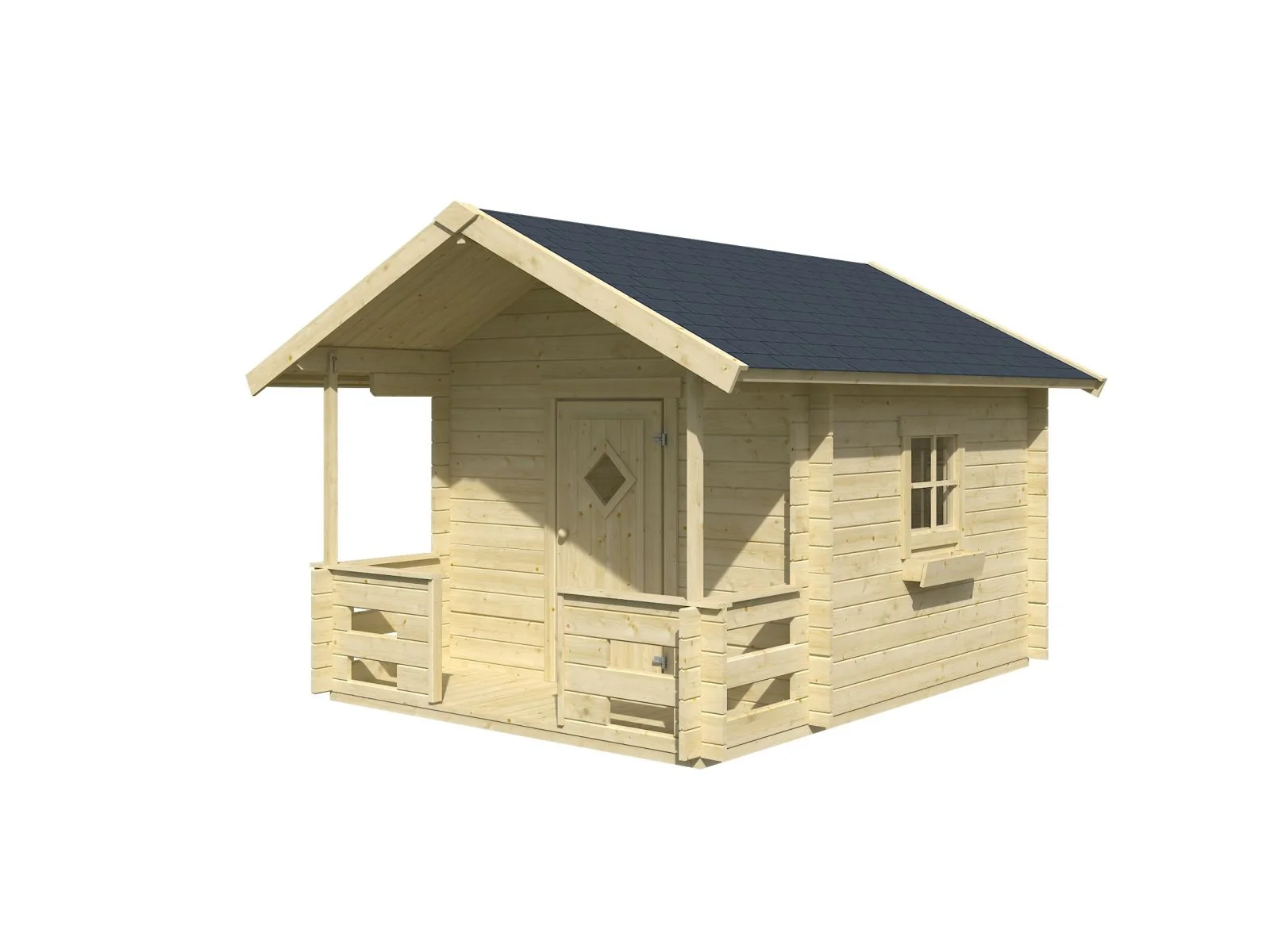Lasita Kinderspielhaus Lido naturbelassen 28 mm - Image 2