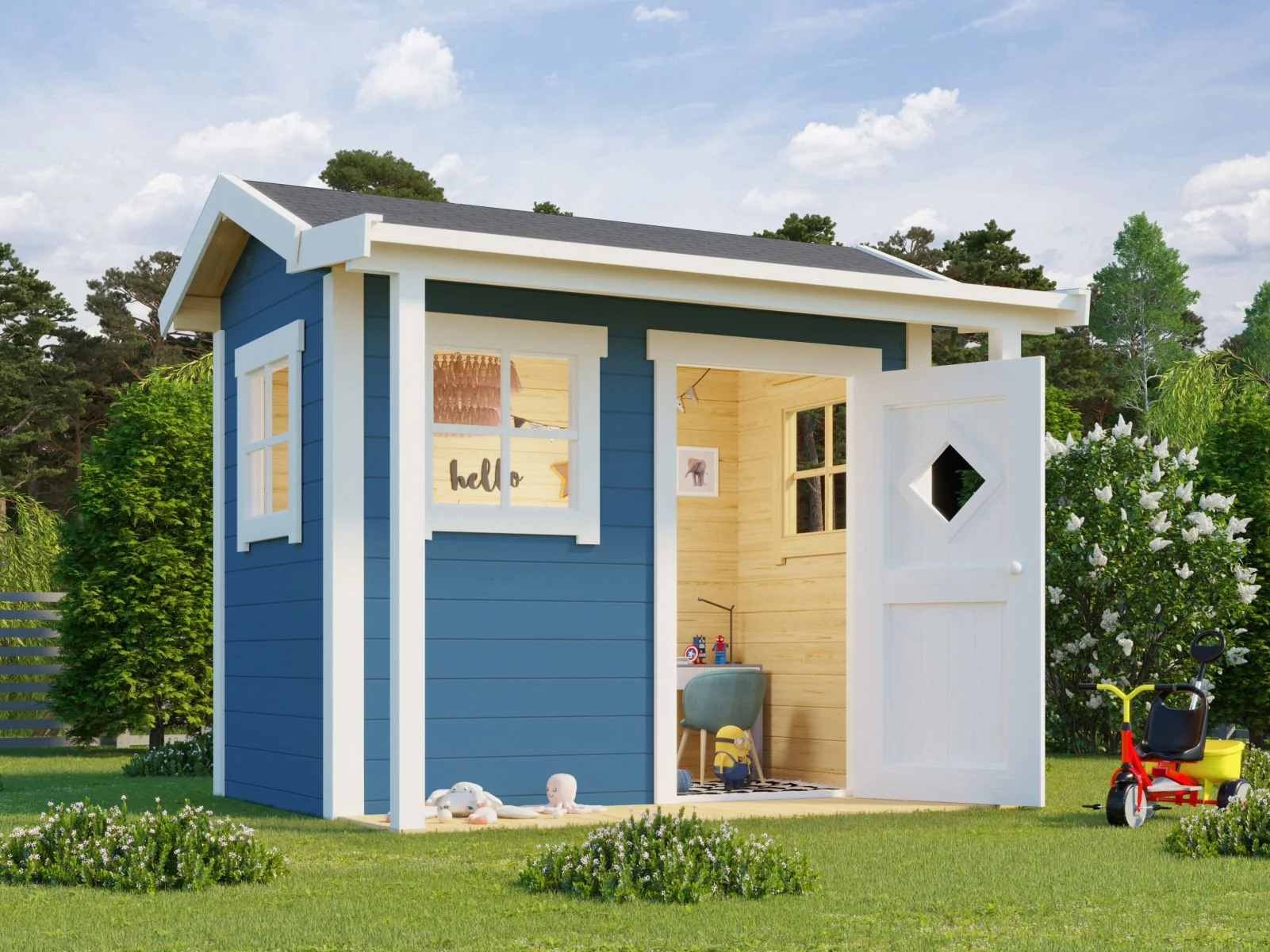 Lasita Kinderspielhaus Pingo lichtblau 19 mm