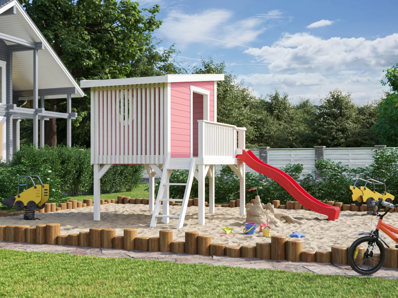Lasita Kinderspielhaus Trivoli 1 hellrosa 19 mm