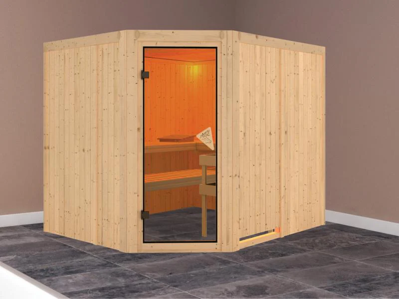 Malin - Karibu Sauna ohne Ofen - ohne Dachkranz - - Image 2