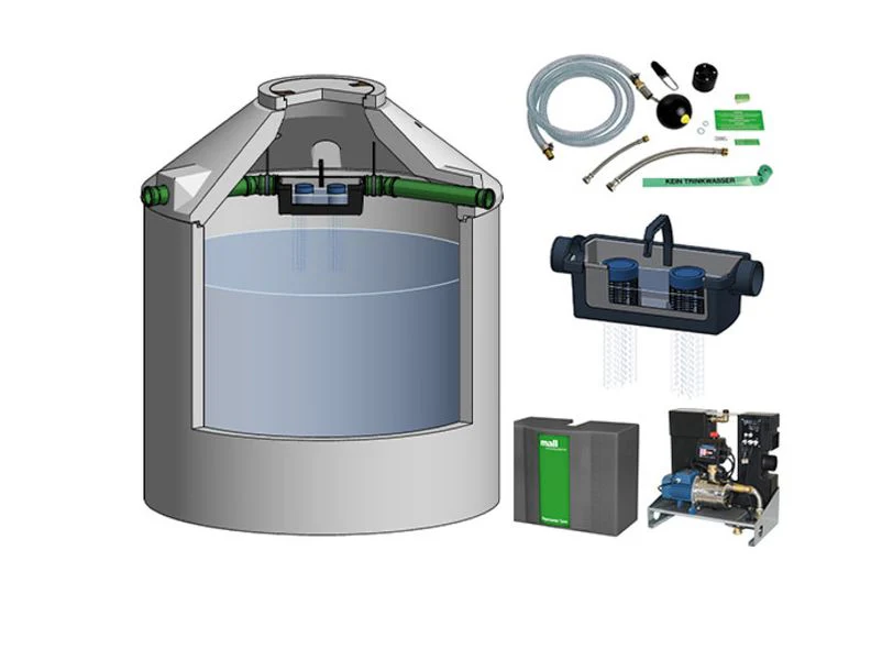 Mall Betonzisterne Family inkl. Haus-Paket Tano L, 11000 Liter