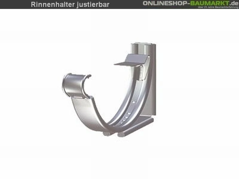 Metall-Dachrinne dunkelgrau Pultdach 500 cm - Image 5