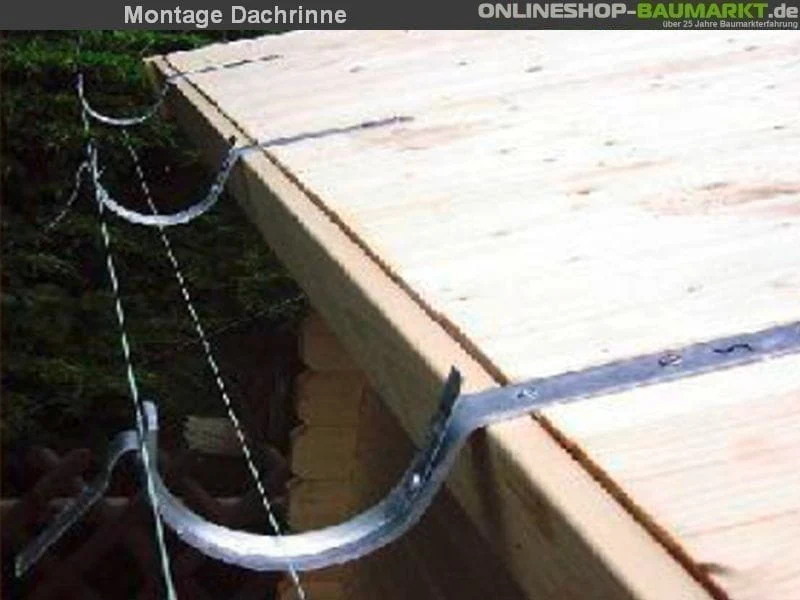 Montage Dachrinne 13 Meter