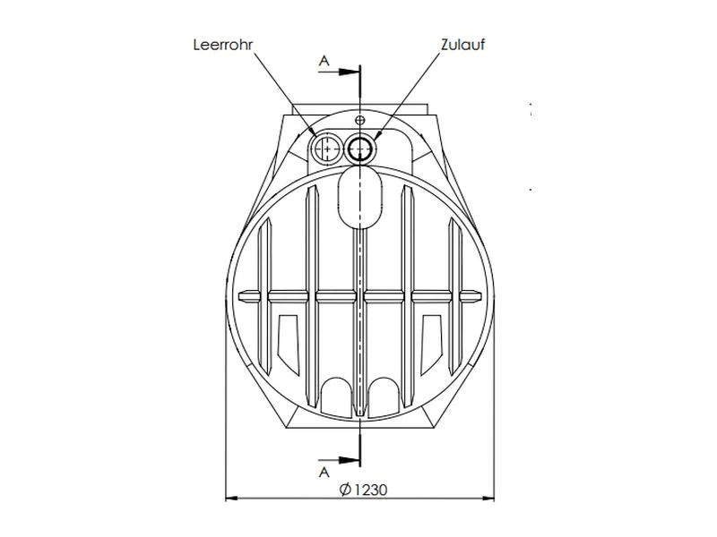Nautilus Atlantis Premium-Zisterne 2.200 Liter mit vorinstalliertem Korbfilter - Image 3