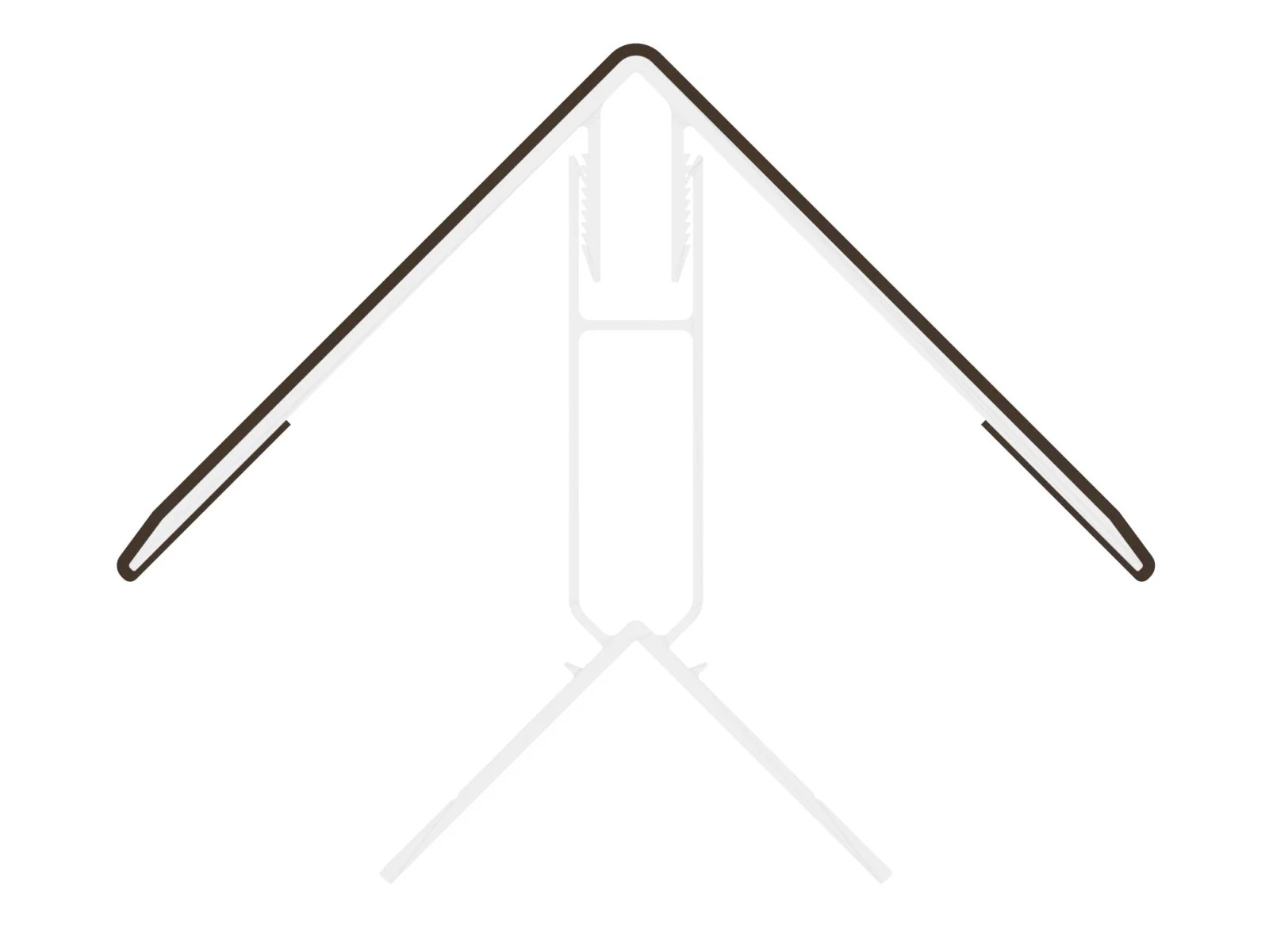 Linholm Fassadenprofil Alu-Coex Außeneckprofil Ipe - Image 4