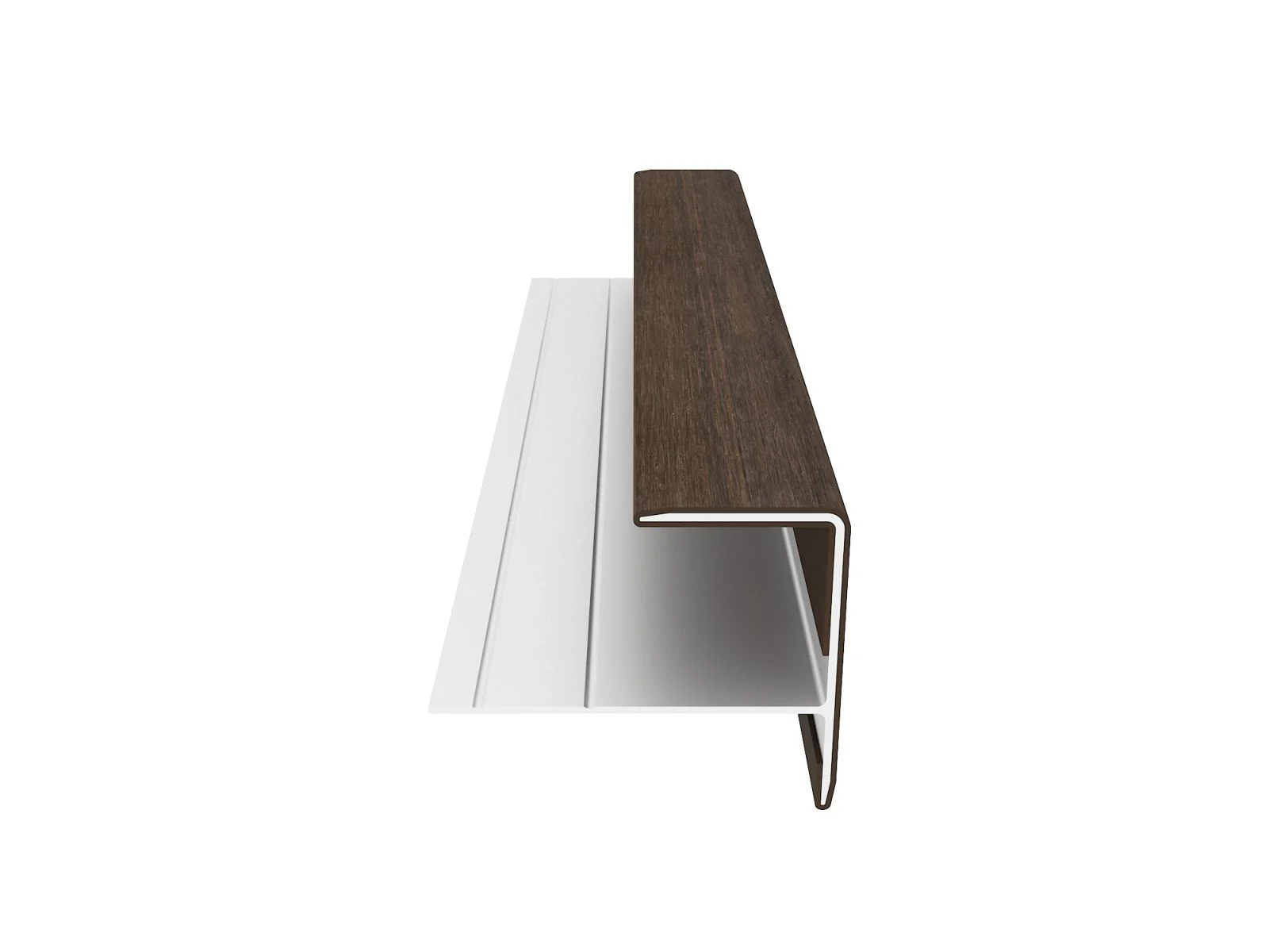 Linholm Fassadenprofil Alu-Coex Endprofil Ipe - Image 2