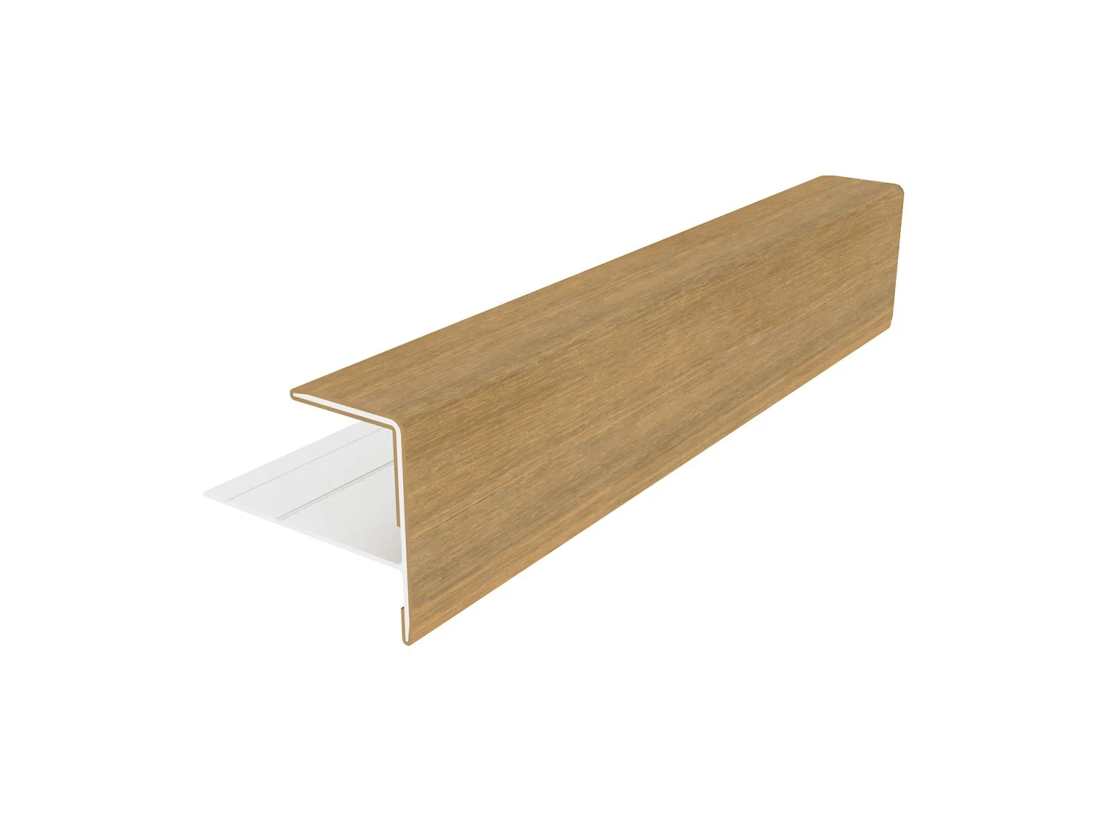 Linholm Fassadenprofil Alu-Coex Endprofil Red Cedar - Image 2