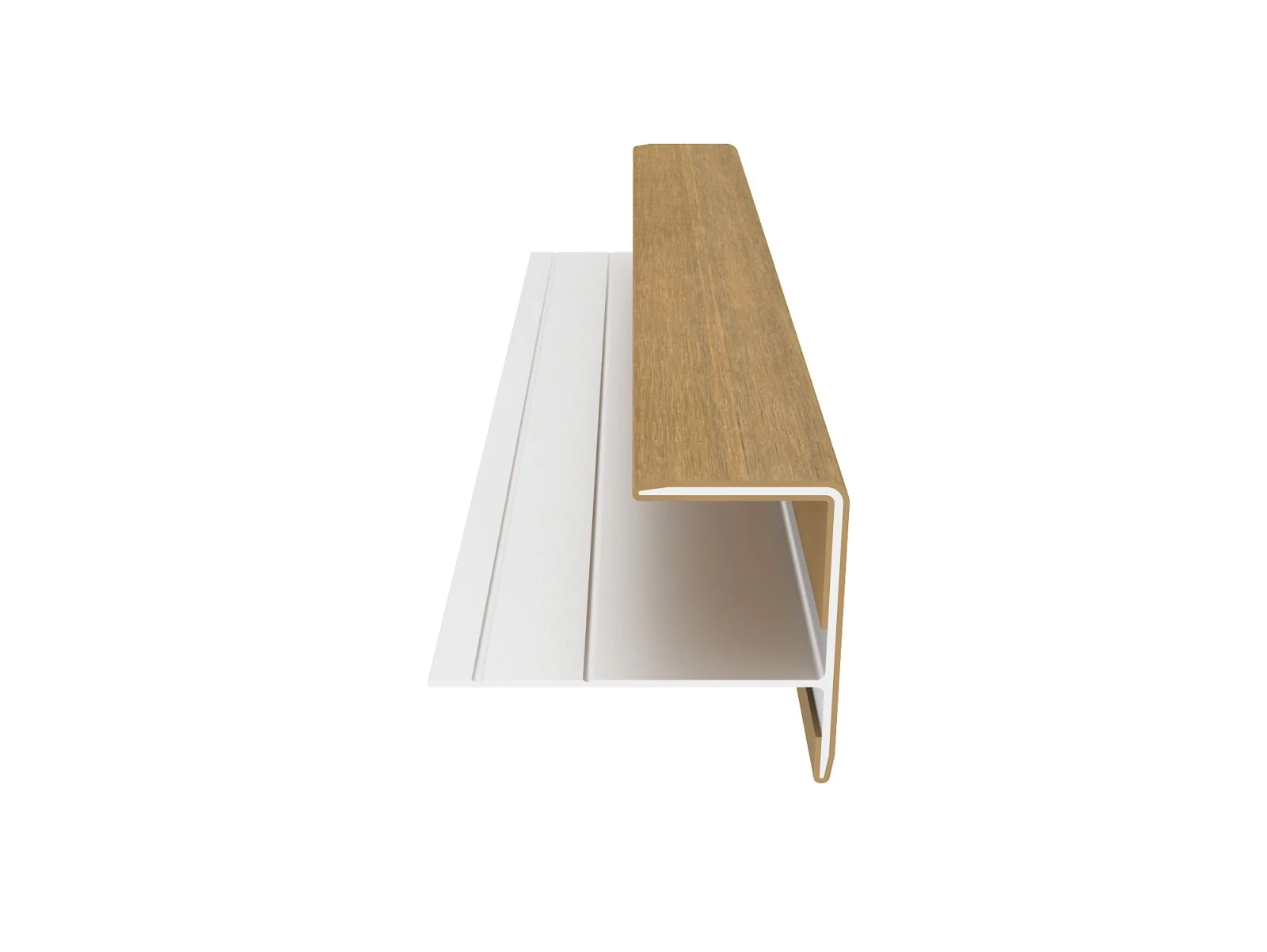Linholm Fassadenprofil Alu-Coex Endprofil Red Cedar - Image 3