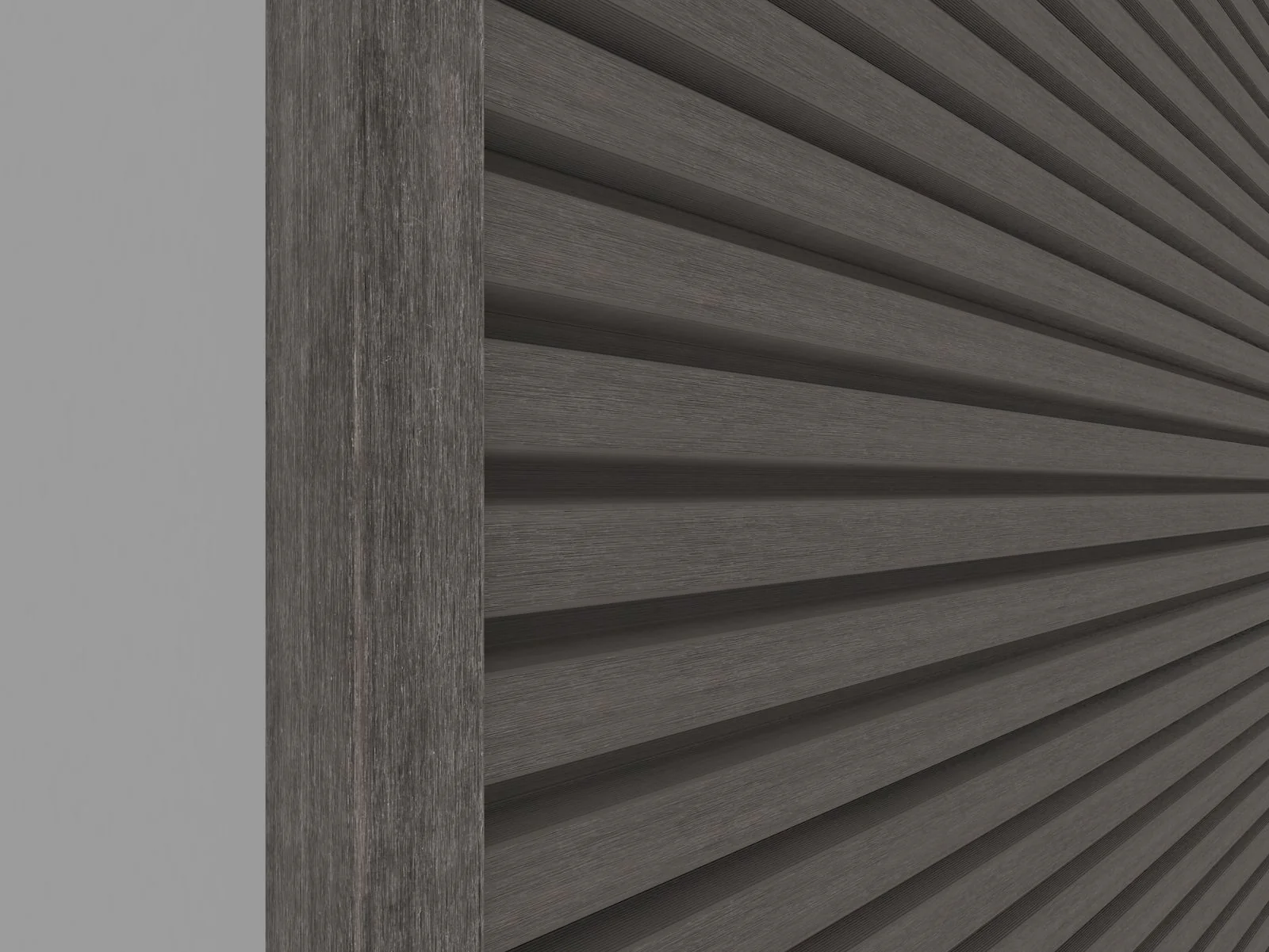 Linholm Fassadenprofil Alu-Coex Endprofil Silver Gray