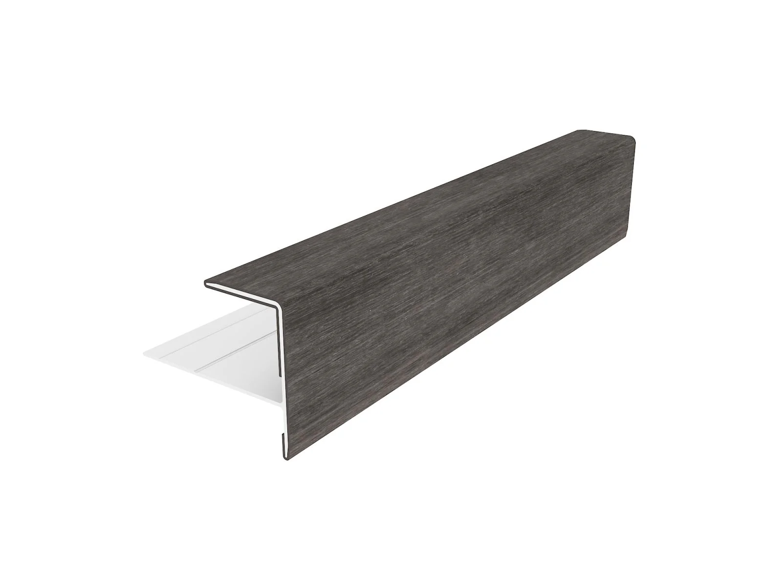 Linholm Fassadenprofil Alu-Coex Endprofil Silver Gray - Image 2