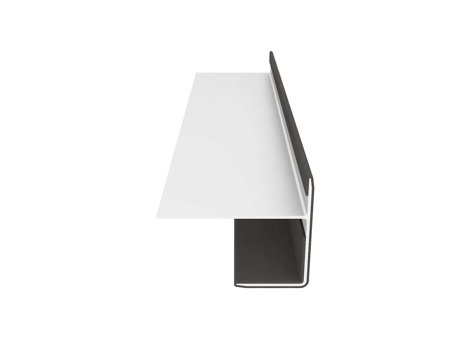 Linholm Fassadenprofil Alu-Coex Endprofil Silver Gray - Image 6
