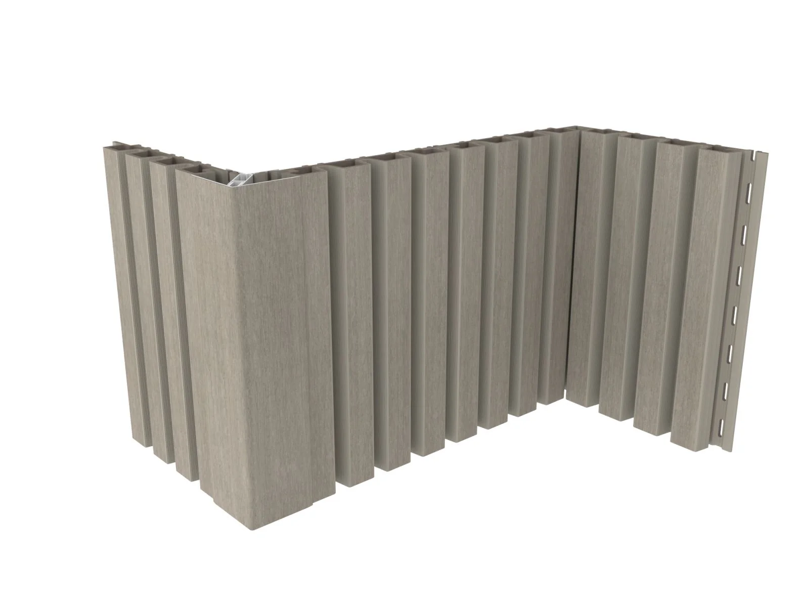 Linholm WPC Fassadenverkleidung, Castellation Pro 35, Antique, Länge 290cm - Image 8