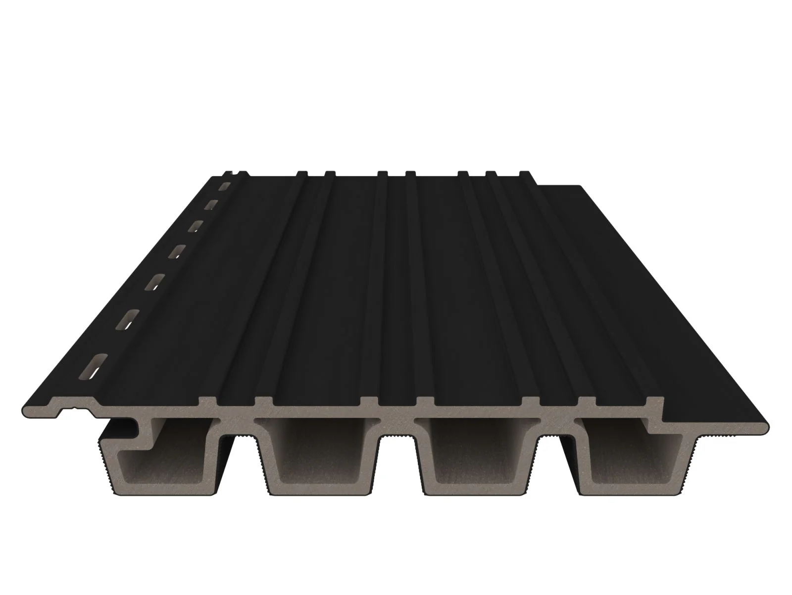 Linholm WPC Fassadenverkleidung, Castellation Pro 35, Ebony, Länge 390 cm - Image 5