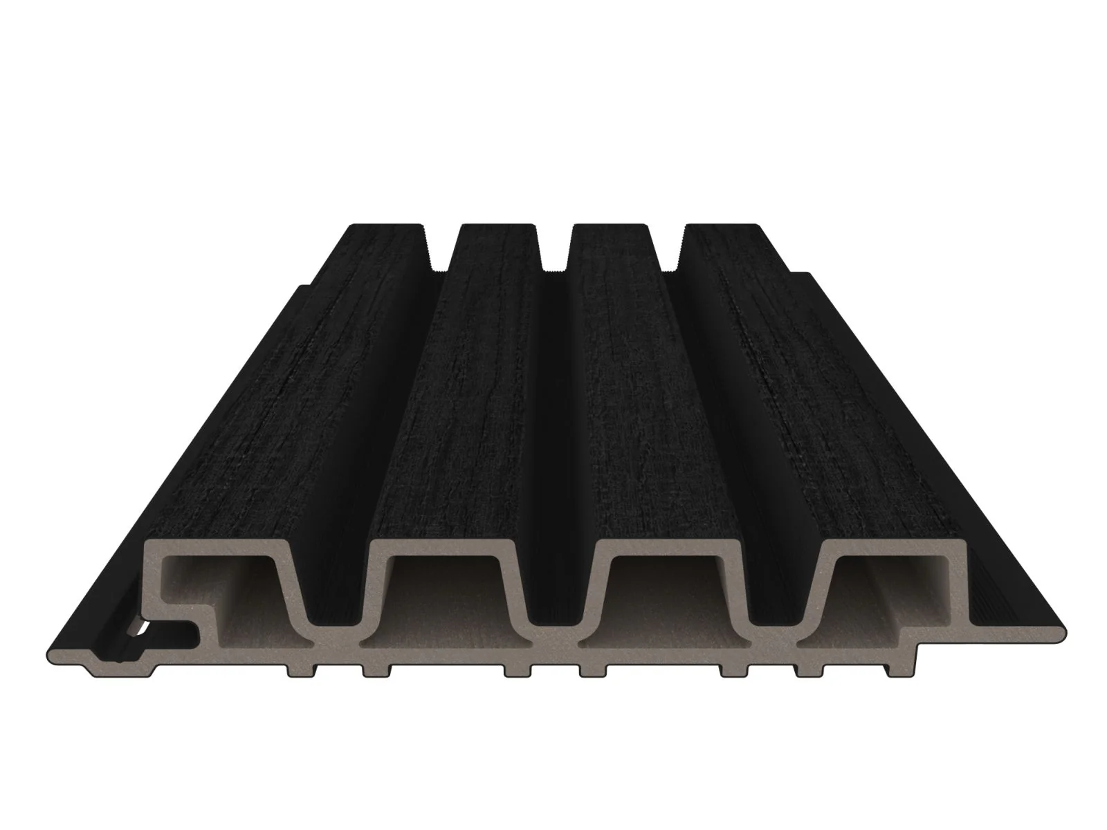 Linholm WPC Fassadenverkleidung, Castellation Pro 35, Ebony, Länge 390 cm - Image 6