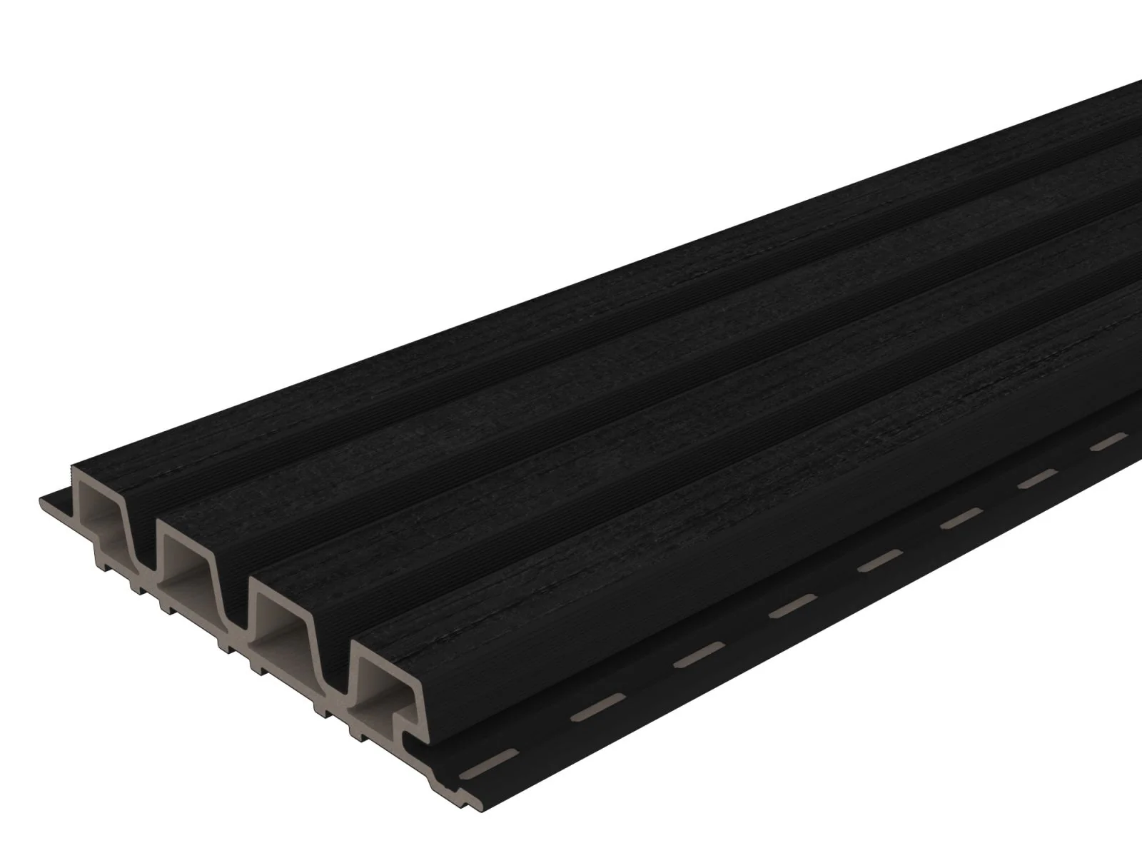 Linholm WPC Fassadenverkleidung, Castellation Pro 35, Ebony, Länge 390 cm - Image 7
