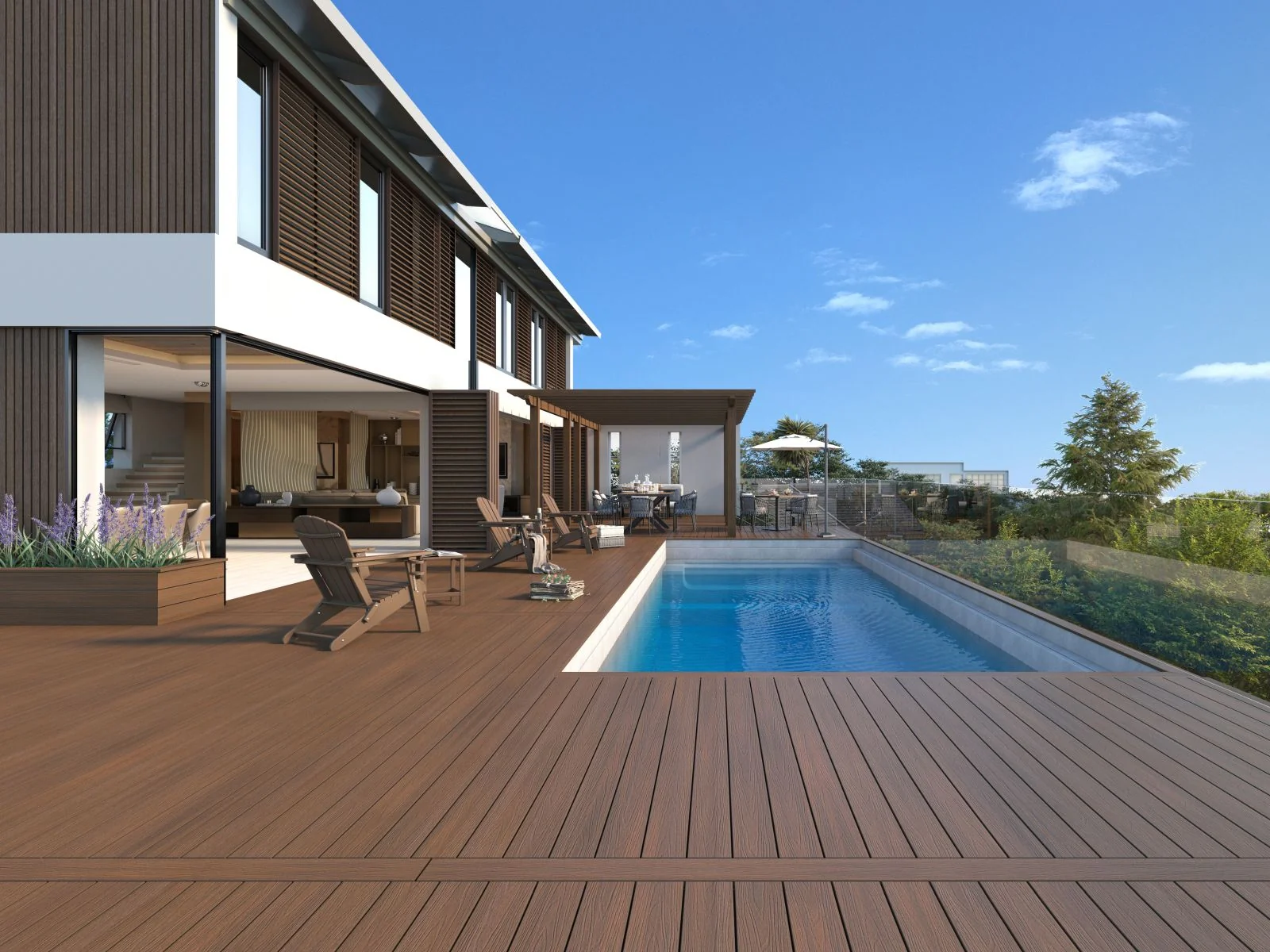 Linholm WPC Fassadenverkleidung, Castellation Pro 35, Ipe, Länge 390 cm - Image 5