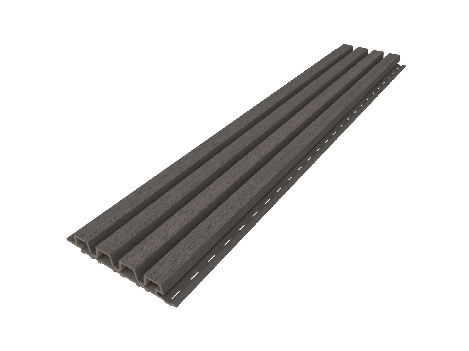 Linholm WPC Fassadenverkleidung, Castellation Pro 35, Silver Gray, Länge 290cm