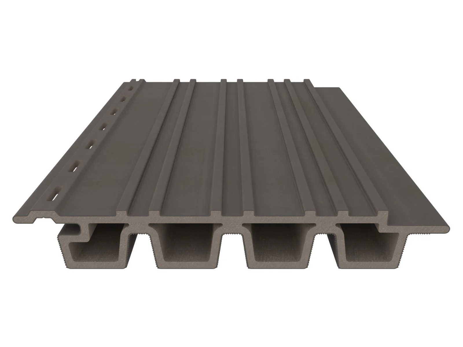 Linholm WPC Fassadenverkleidung, Castellation Pro 35, Silver Gray, Länge 390 cm - Image 6