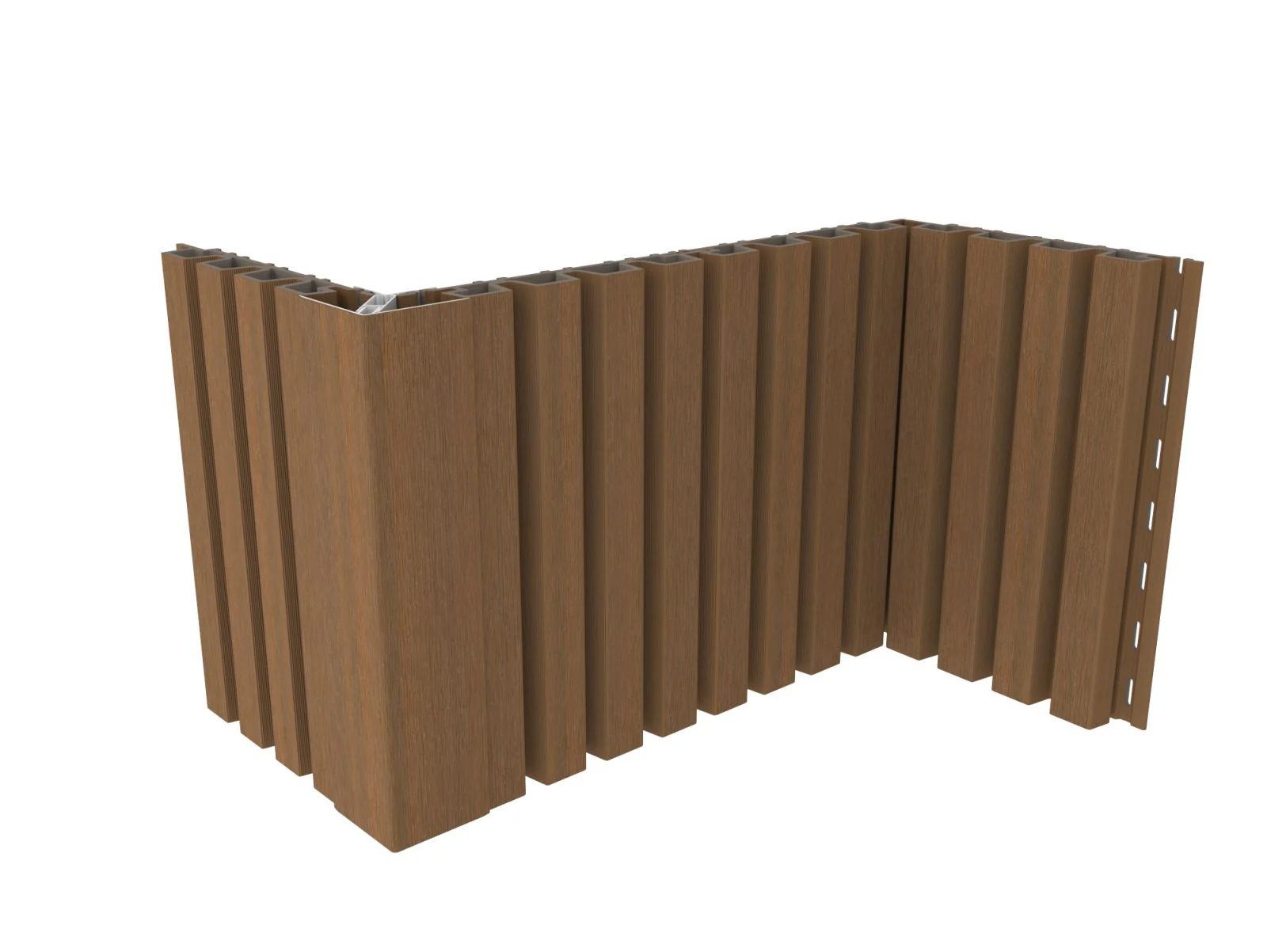 Linholm WPC Fassadenverkleidung, Castellation Pro 35 Teak, Länge 290 cm - Image 10