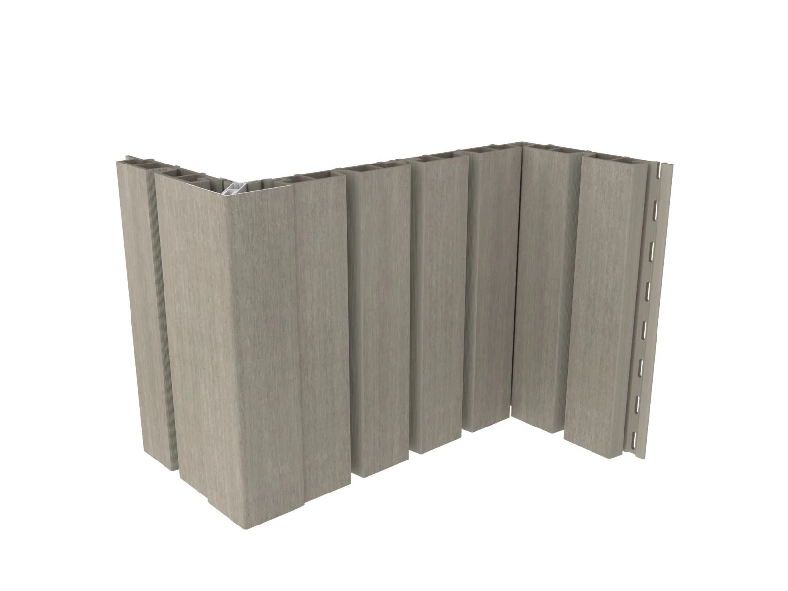 Linholm WPC Fassadenverkleidung, Castellation Pro 65, Antique, Länge 390 cm - Image 8