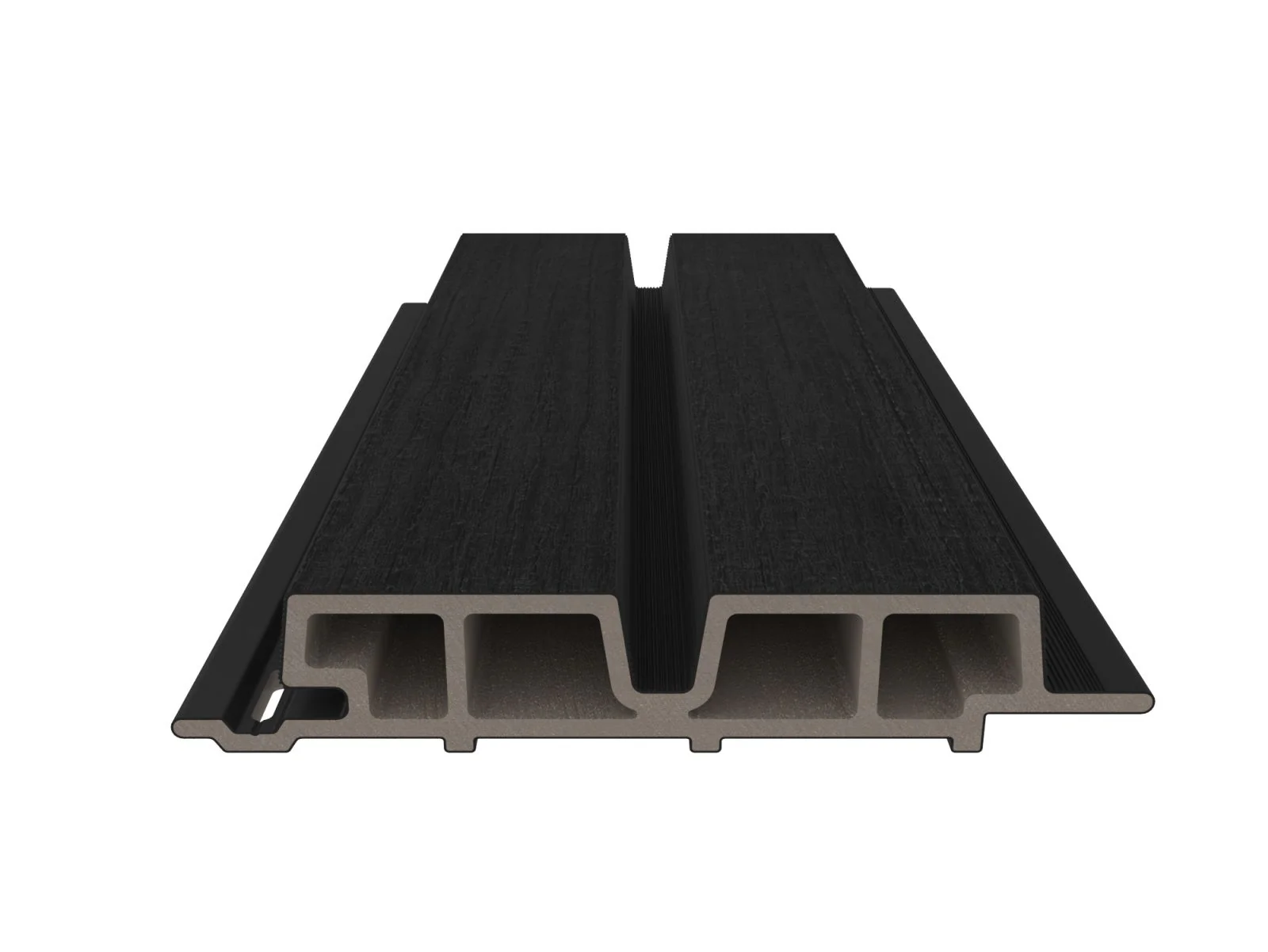 Linholm WPC Fassadenverkleidung, Castellation Pro 65, Ebony, Länge 290 cm - Image 5