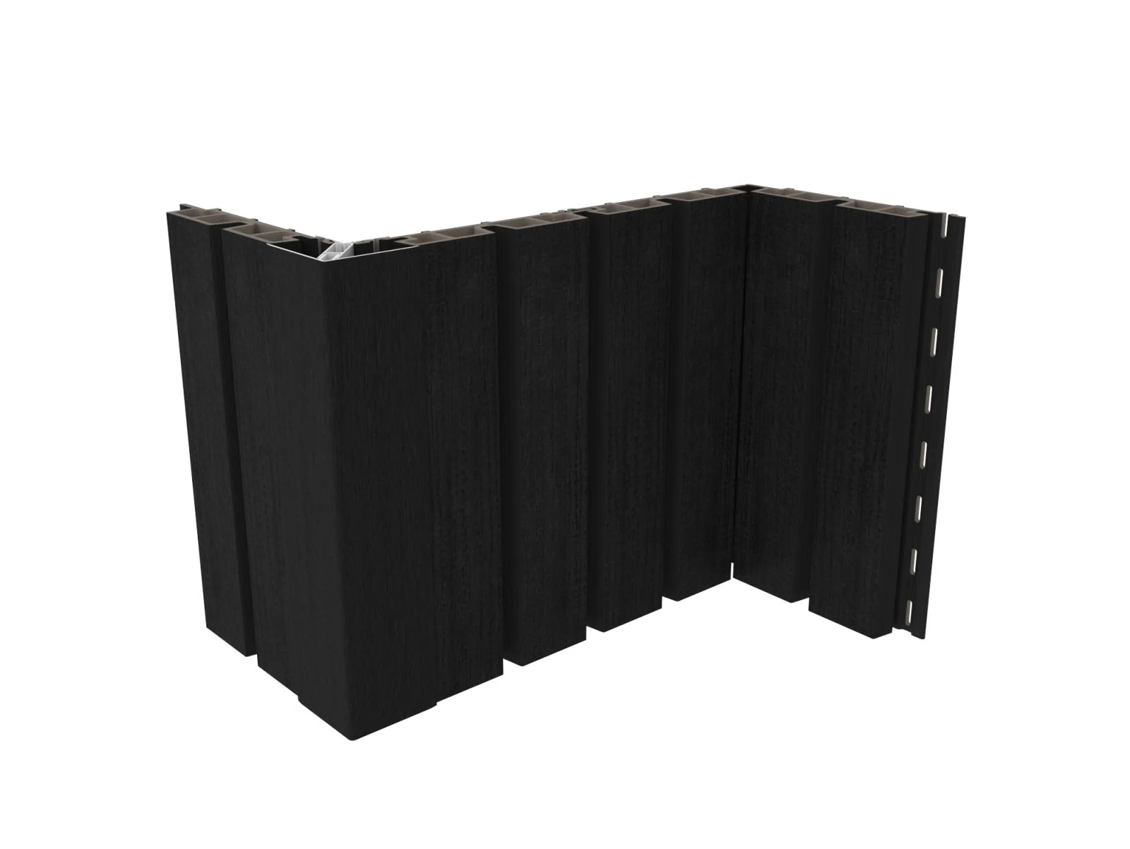 Linholm WPC Fassadenverkleidung, Castellation Pro 65, Ebony, Länge 290 cm - Image 9