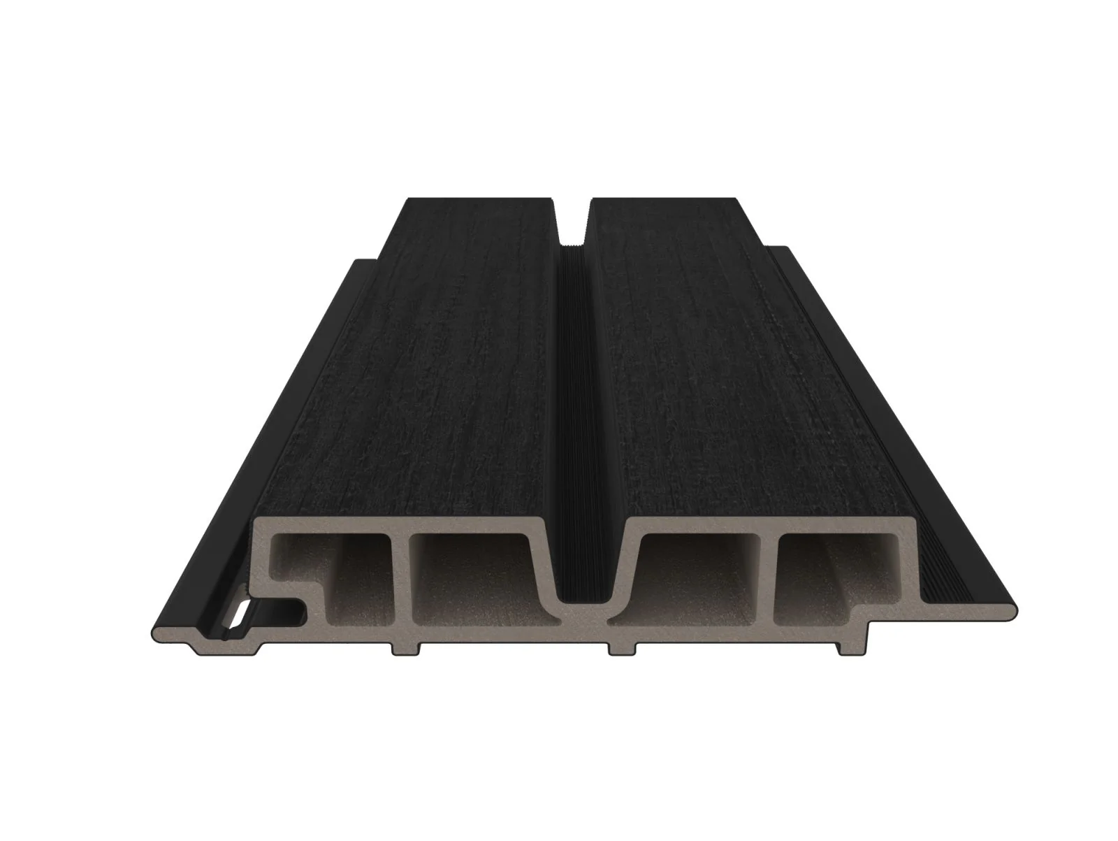 Linholm WPC Fassadenverkleidung, Castellation Pro 65, Ebony, Länge 390 cm - Image 5