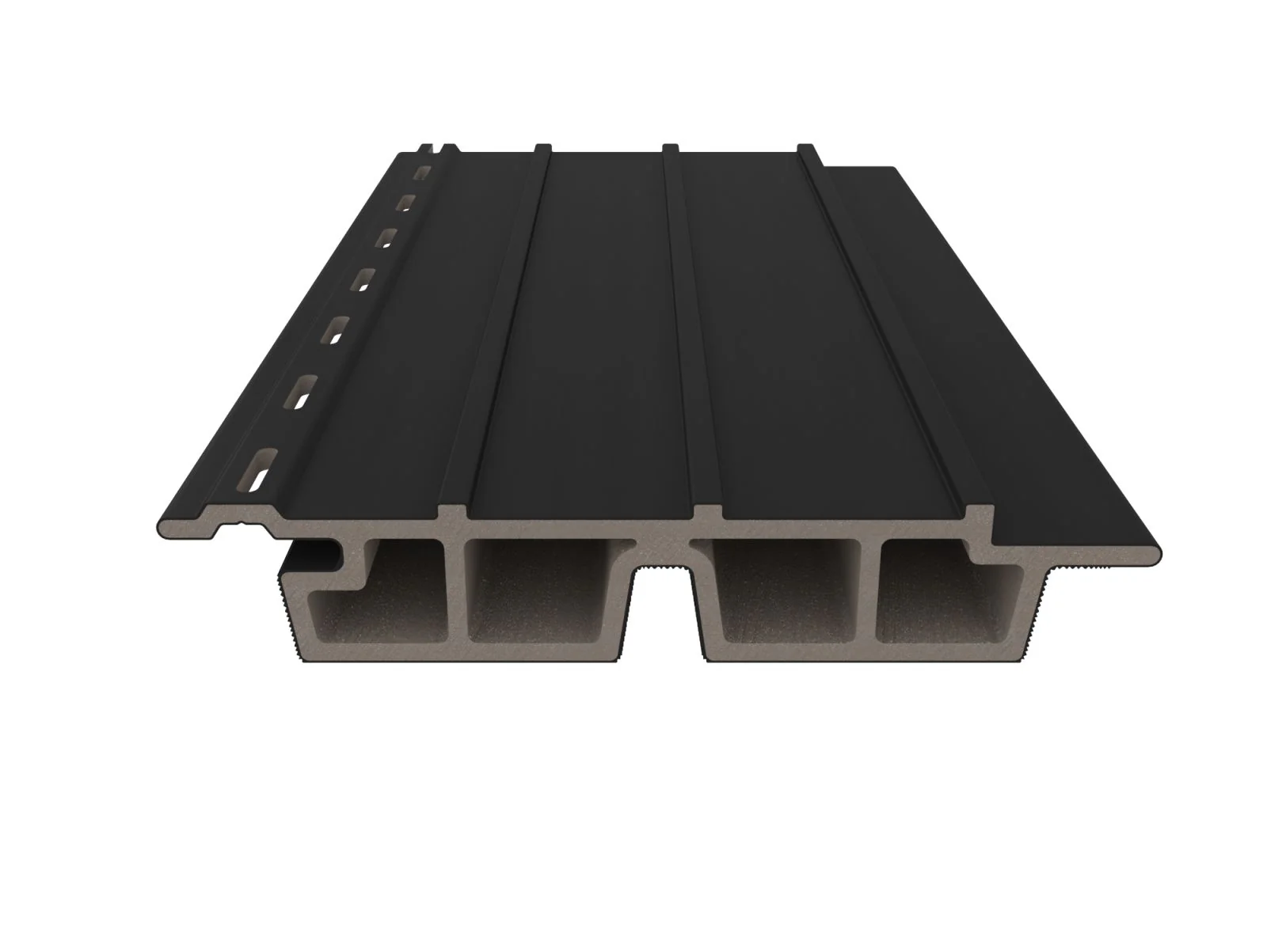 Linholm WPC Fassadenverkleidung, Castellation Pro 65, Ebony, Länge 390 cm - Image 6