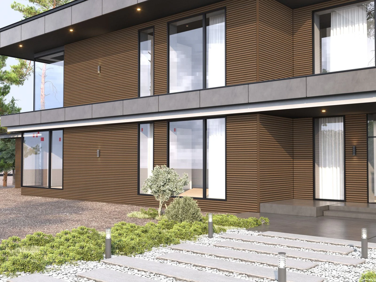 Linholm WPC Fassadenverkleidung, Castellation Pro 65, Ipe, Länge 390 cm - Image 5