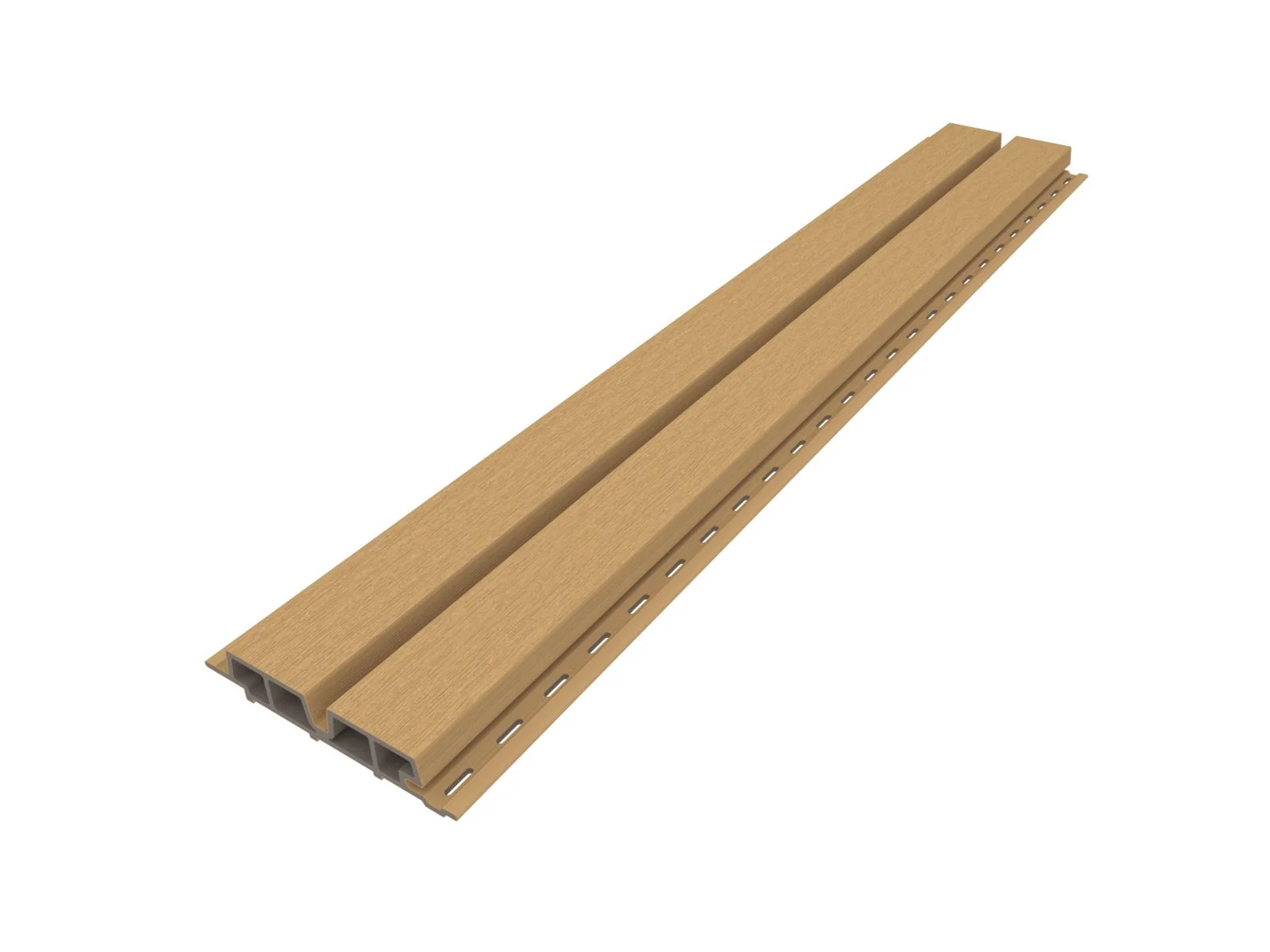 Linholm WPC Fassadenverkleidung, Castellation Pro 65, Red Cedar, Länge 390 cm
