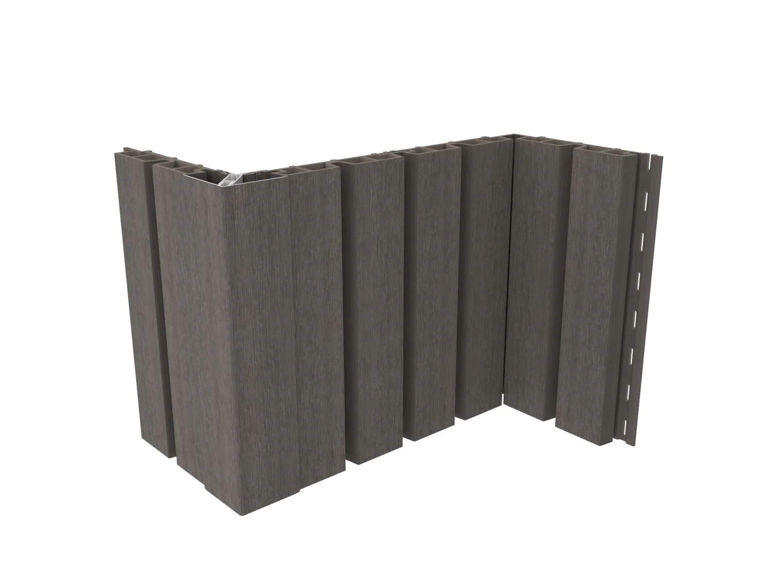 Linholm WPC Fassadenverkleidung, Castellation Pro 65, Silver Gray, Länge 290 cm - Image 9