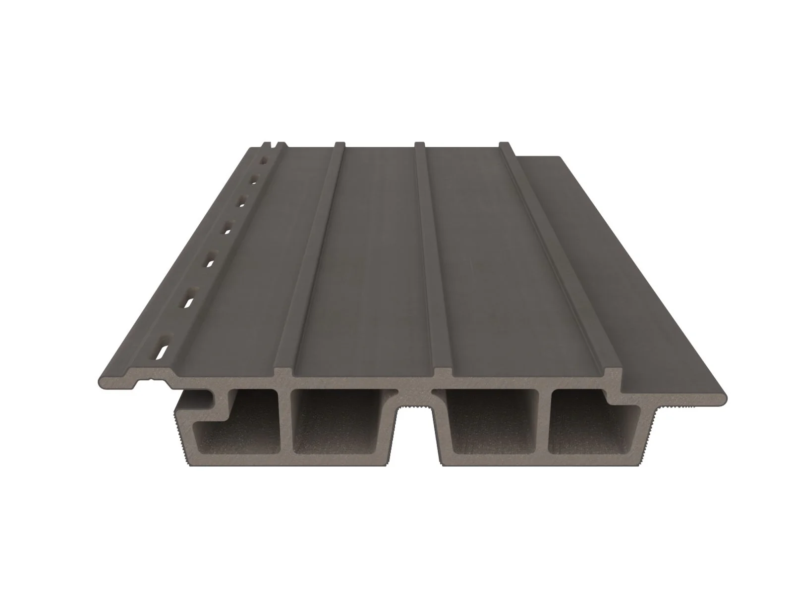 Linholm WPC Fassadenverkleidung, Castellation Pro 65, Silver Gray, Länge 390 cm - Image 5