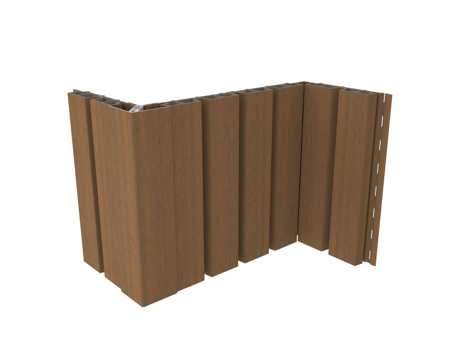 Linholm WPC Fassadenverkleidung, Castellation Pro 65, Teak, Länge 290 cm - Image 10