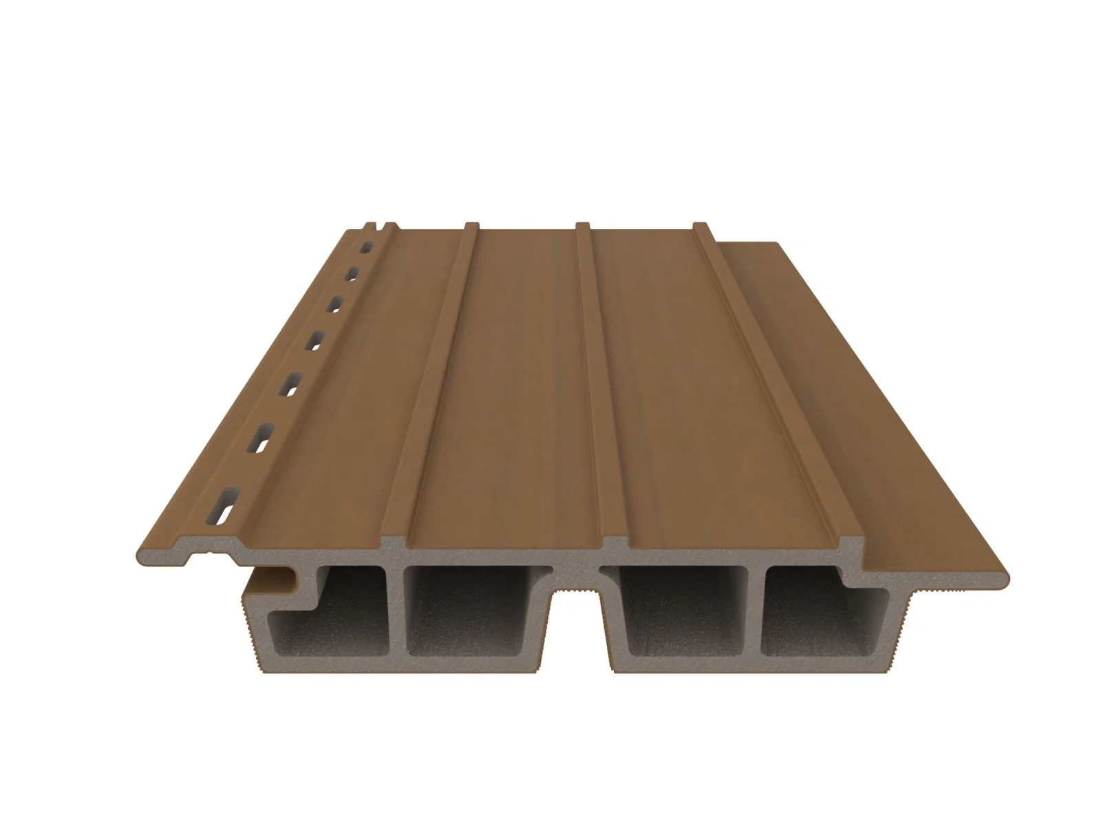 Linholm WPC Fassadenverkleidung, Castellation Pro 65, Teak, Länge 390 cm - Image 7