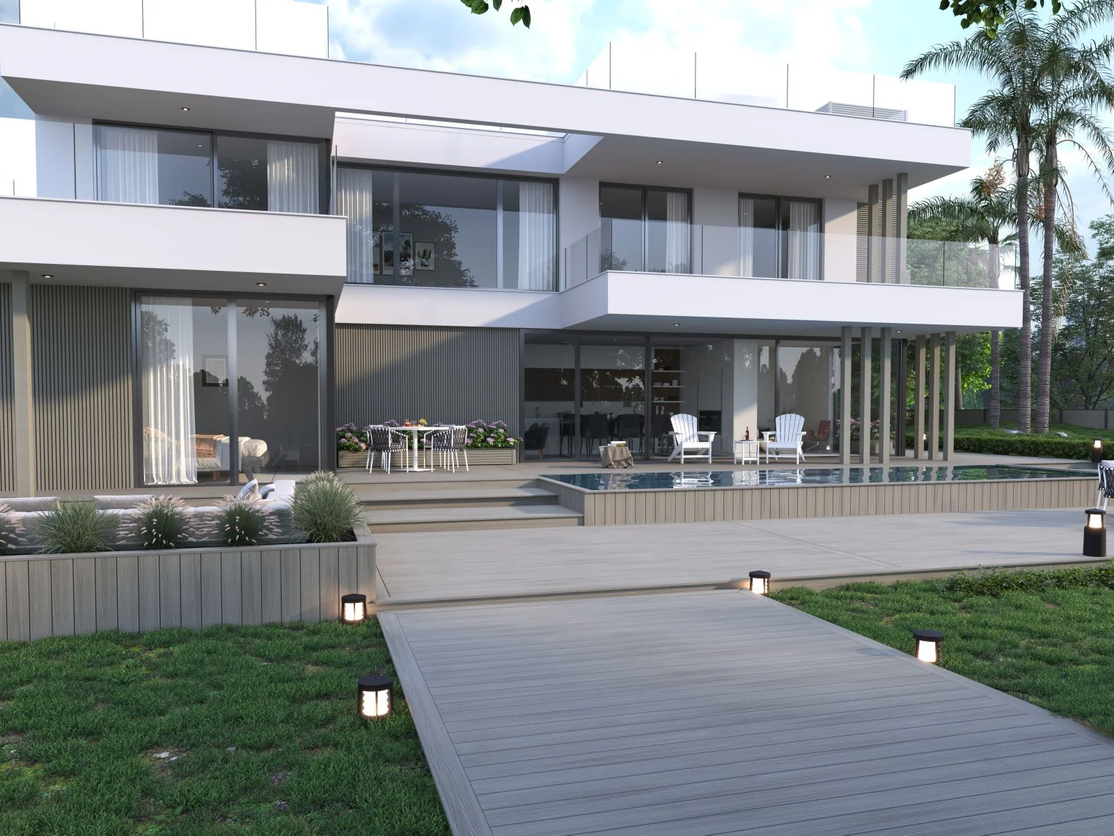 Linholm WPC Terrassendiele Deluxe, Antique, Länge 300 cm - Image 4