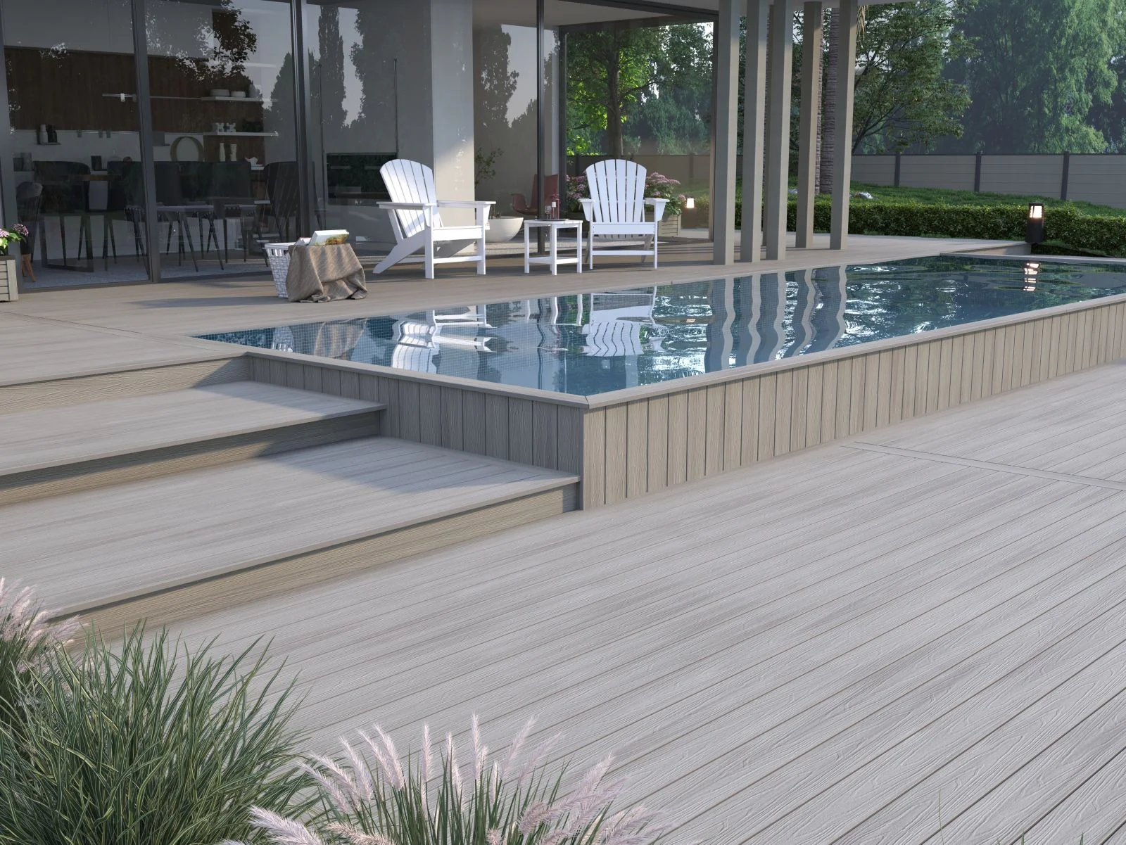 Linholm WPC Terrassendiele Deluxe, Antique, Länge 300 cm - Image 5