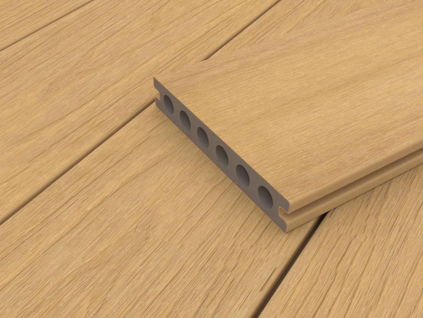 Linholm WPC Terrassendiele Deluxe, Red Cedar, Länge 300 cm - Image 2