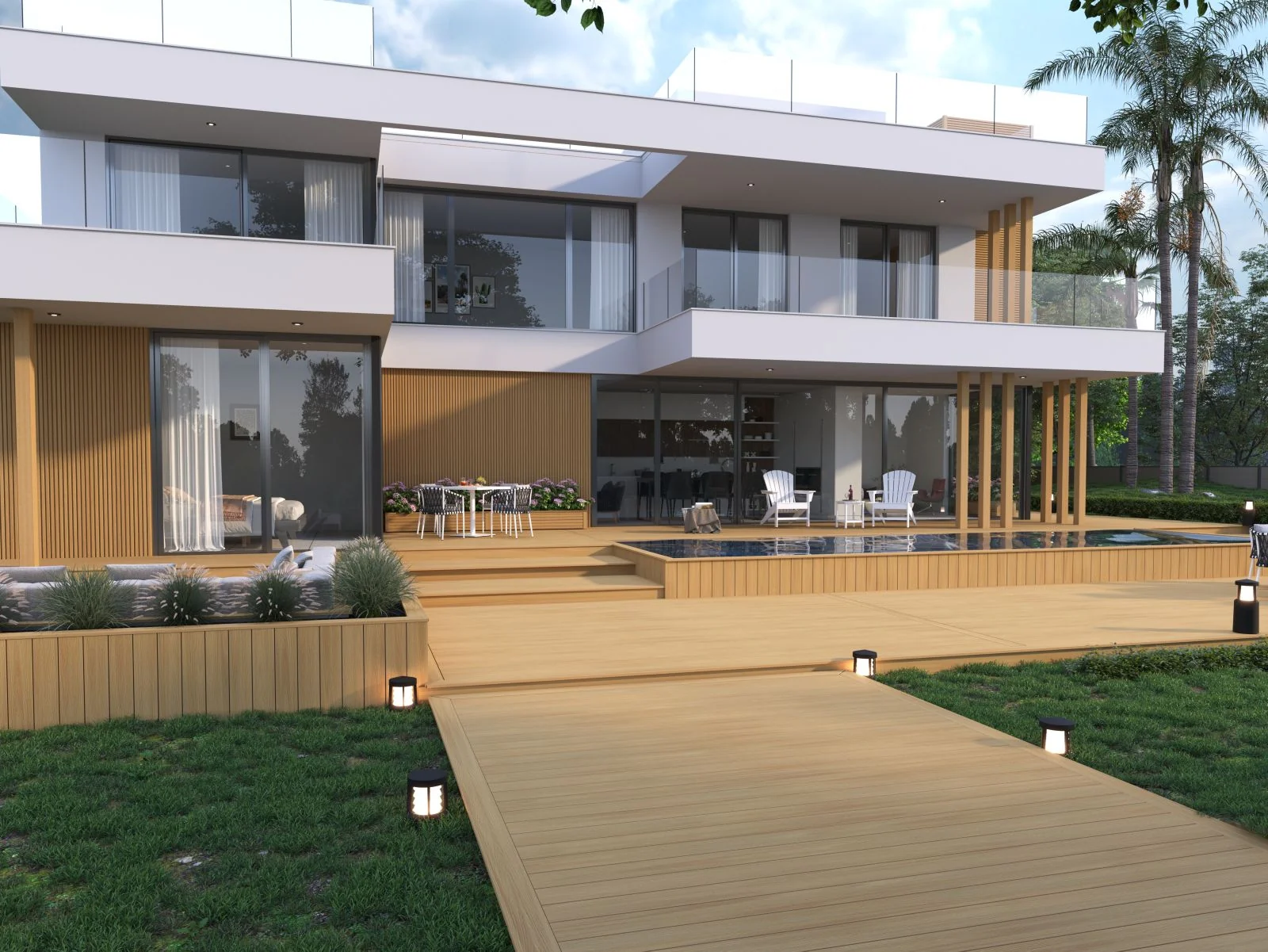 Linholm WPC Terrassendiele Deluxe, Red Cedar, Länge 400 cm - Image 4