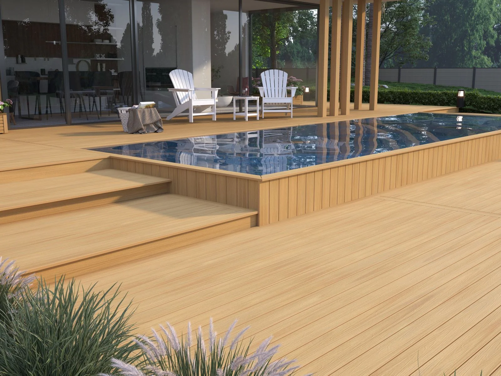 Linholm WPC Terrassendiele Deluxe, Red Cedar, Länge 400 cm - Image 5