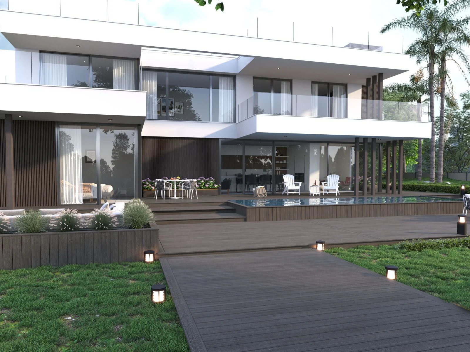 Linholm WPC Terrassendiele Deluxe, Silver Gray, Länge 400 cm - Image 4