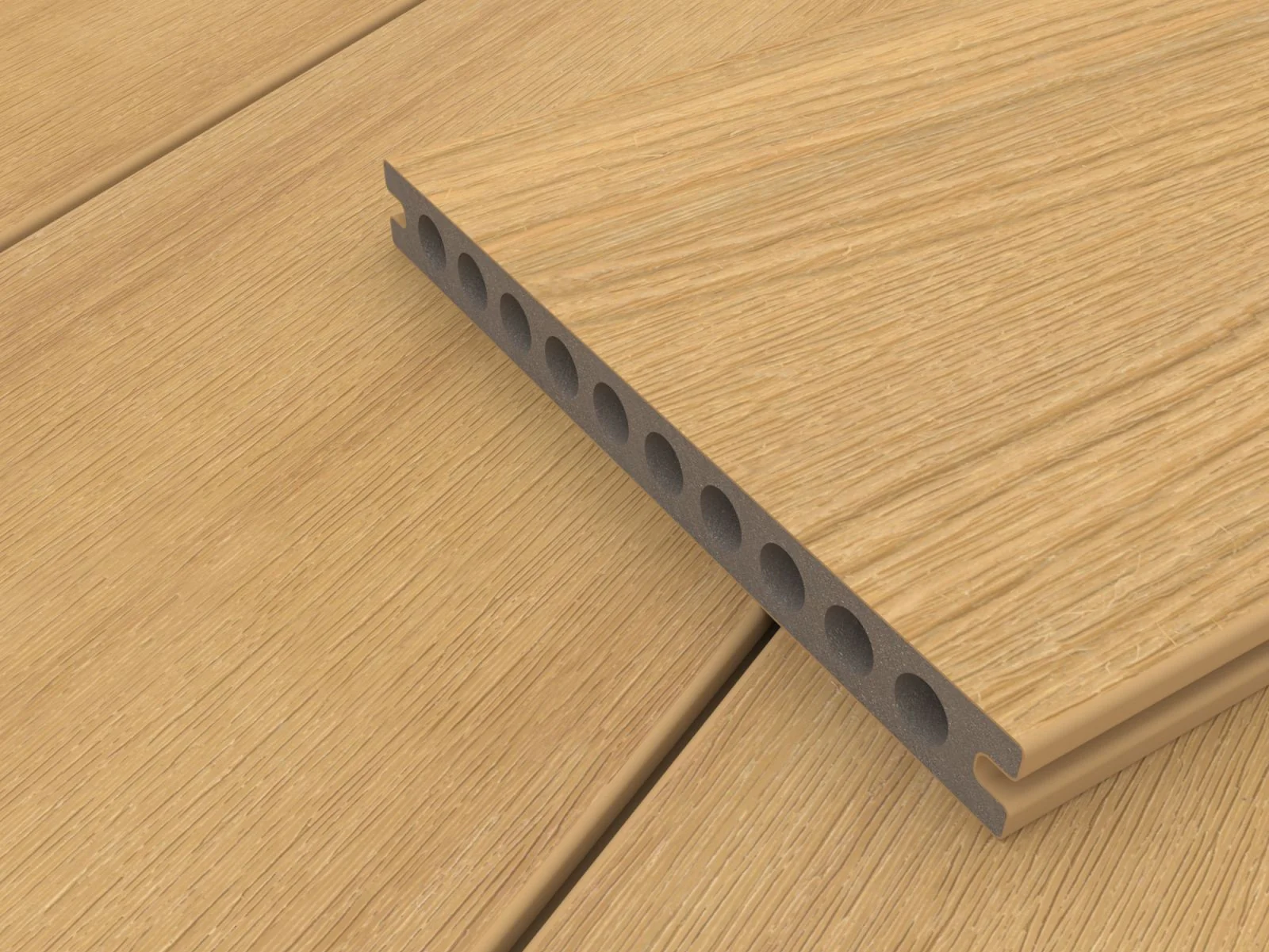 Linholm WPC Terrassendiele Gigante, Red Cedar, Länge 400 cm