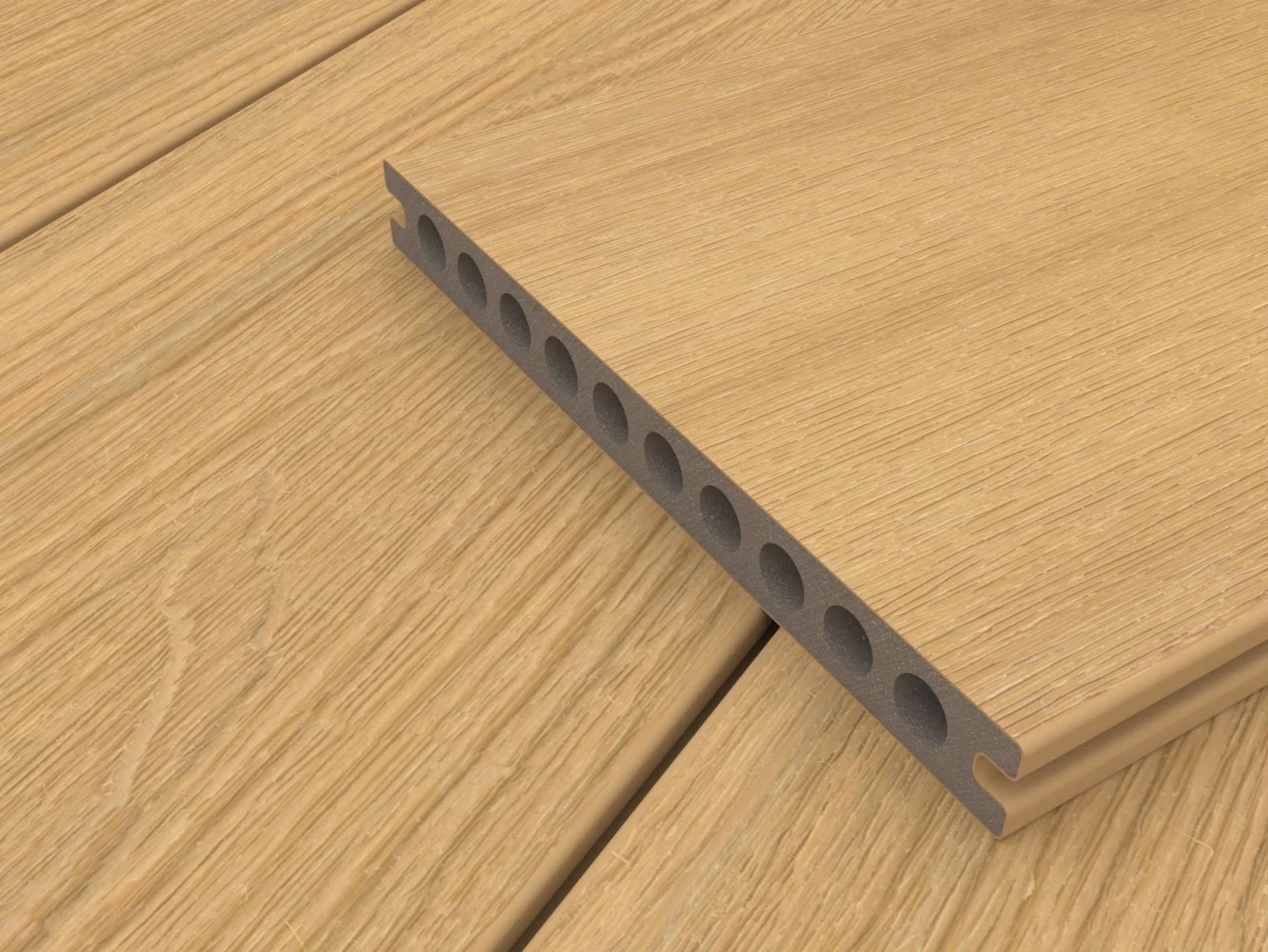 Linholm WPC Terrassendiele Gigante, Red Cedar, Länge 400 cm - Image 2