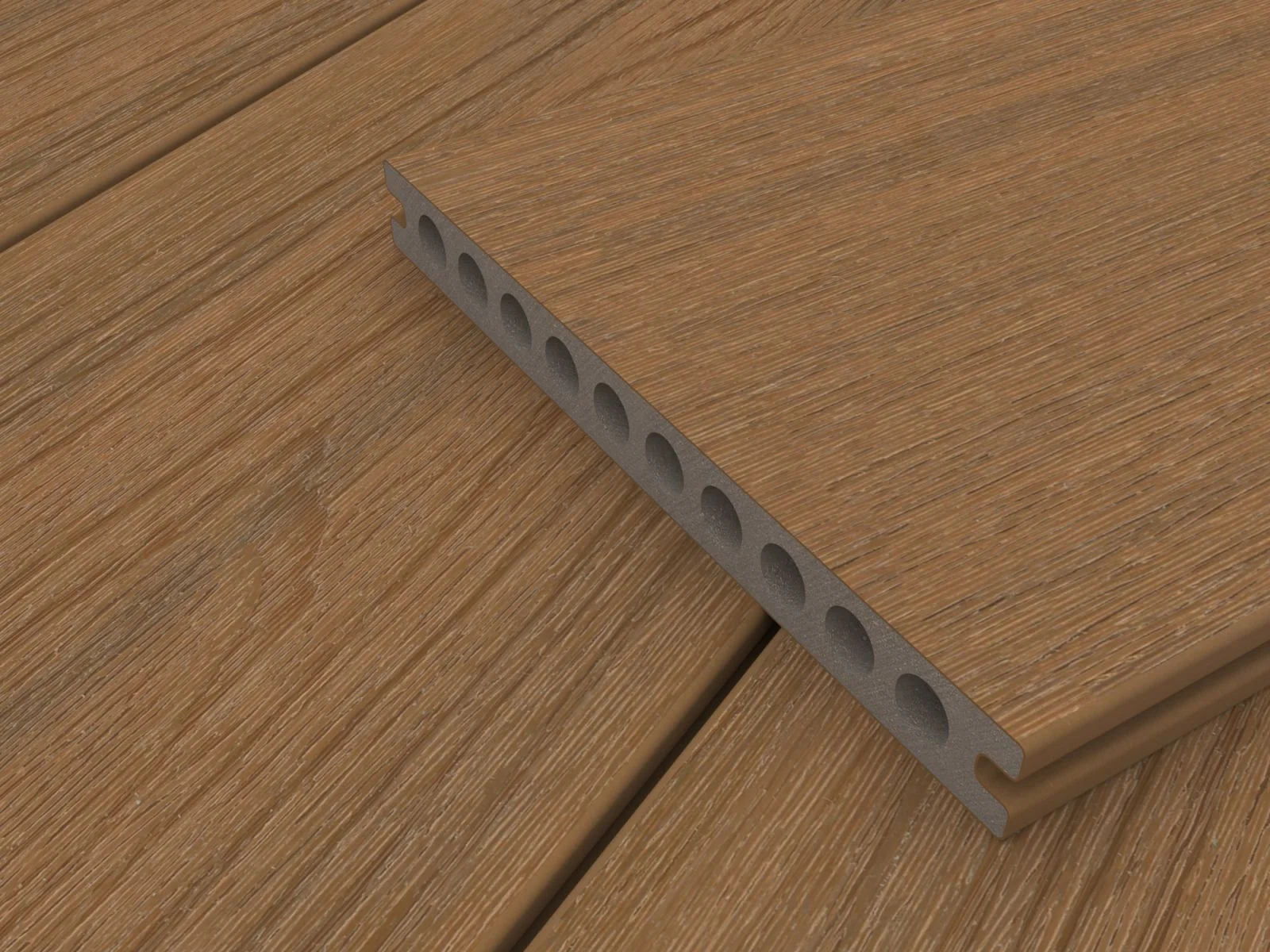 Linholm WPC Terrassendiele Gigante, Teak, Länge 400 cm - Image 2