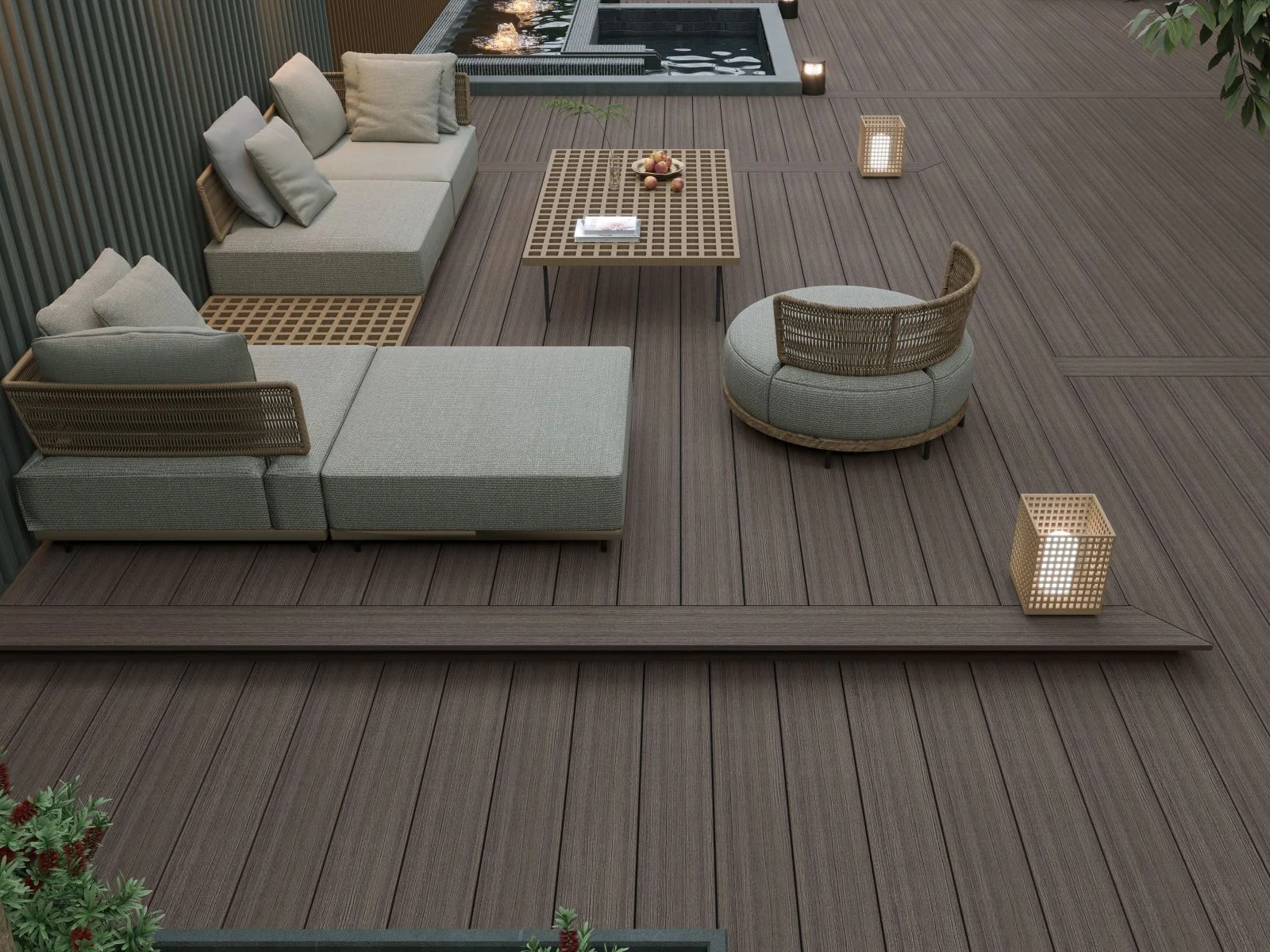 Linholm WPC Terrassendiele Oldwood, Aged Wood, Länge 400 cm - Image 4