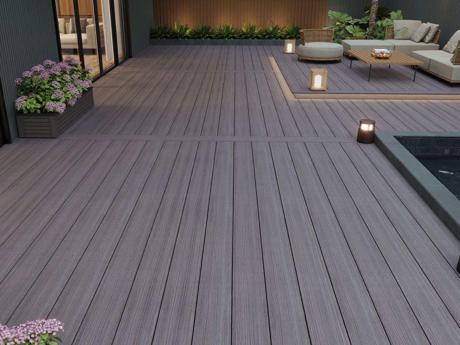 Linholm WPC Terrassendiele Oldwood, Silver Ash, Länge 400 cm - Image 6