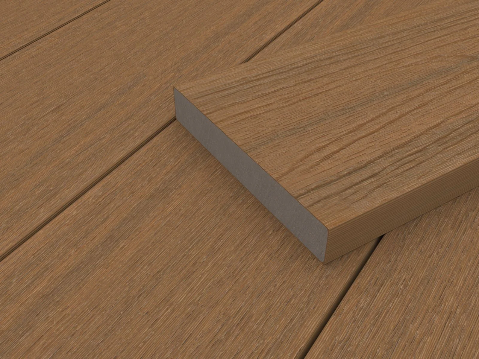 Linholm WPC Universaldiele, Teak, Länge 300 cm - Image 2
