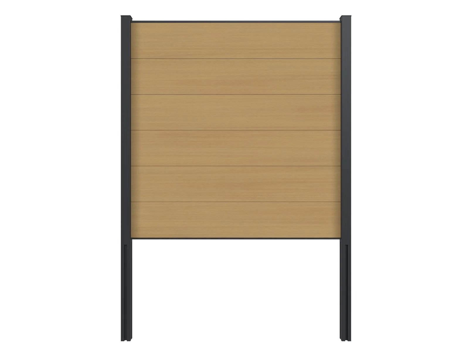 Linholm WPC Zaun Castello,Red Cedar, 176 x 183 cm - Image 10