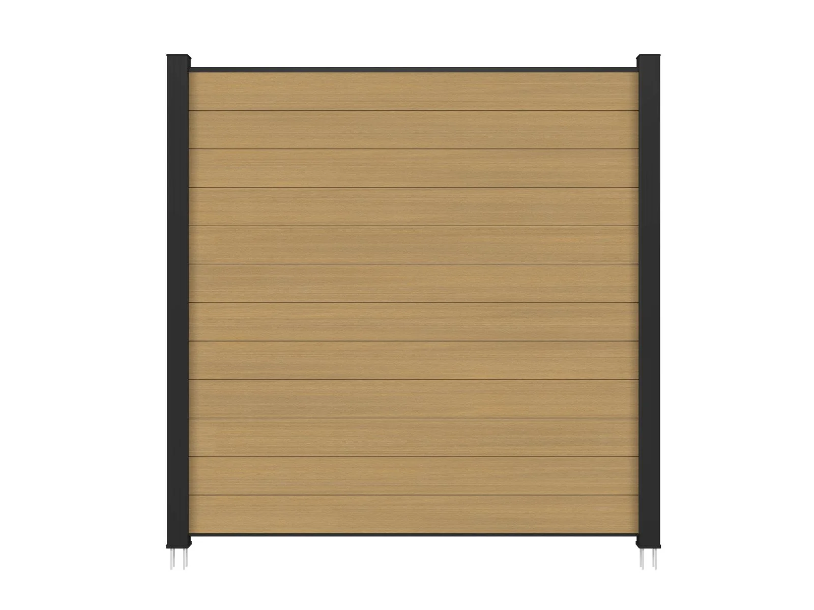 Linholm WPC Zaun Portland, Red Cedar, 176 x 183 cm