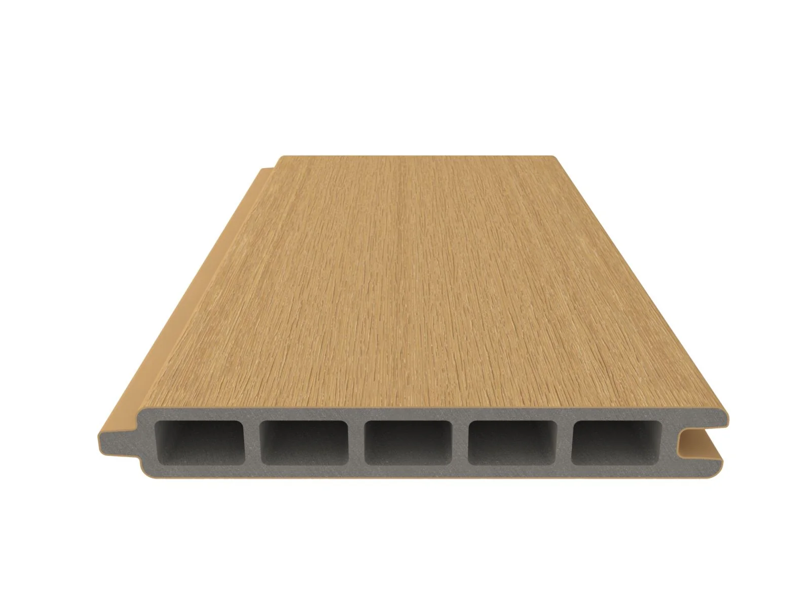Linholm WPC Zaun Portland, Red Cedar, 176 x 183 cm - Image 4